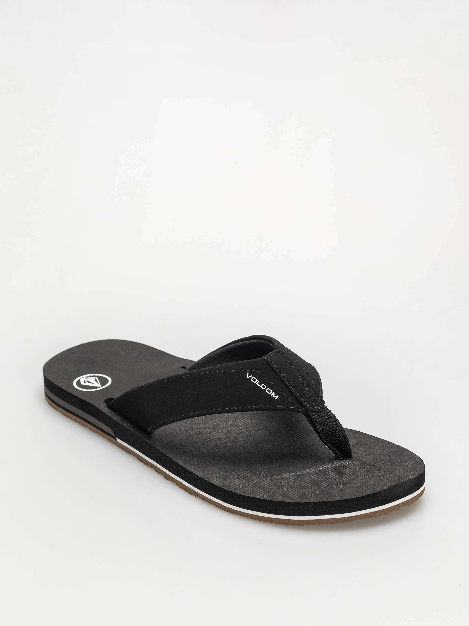 Papuci de plajă Volcom Victor (black)