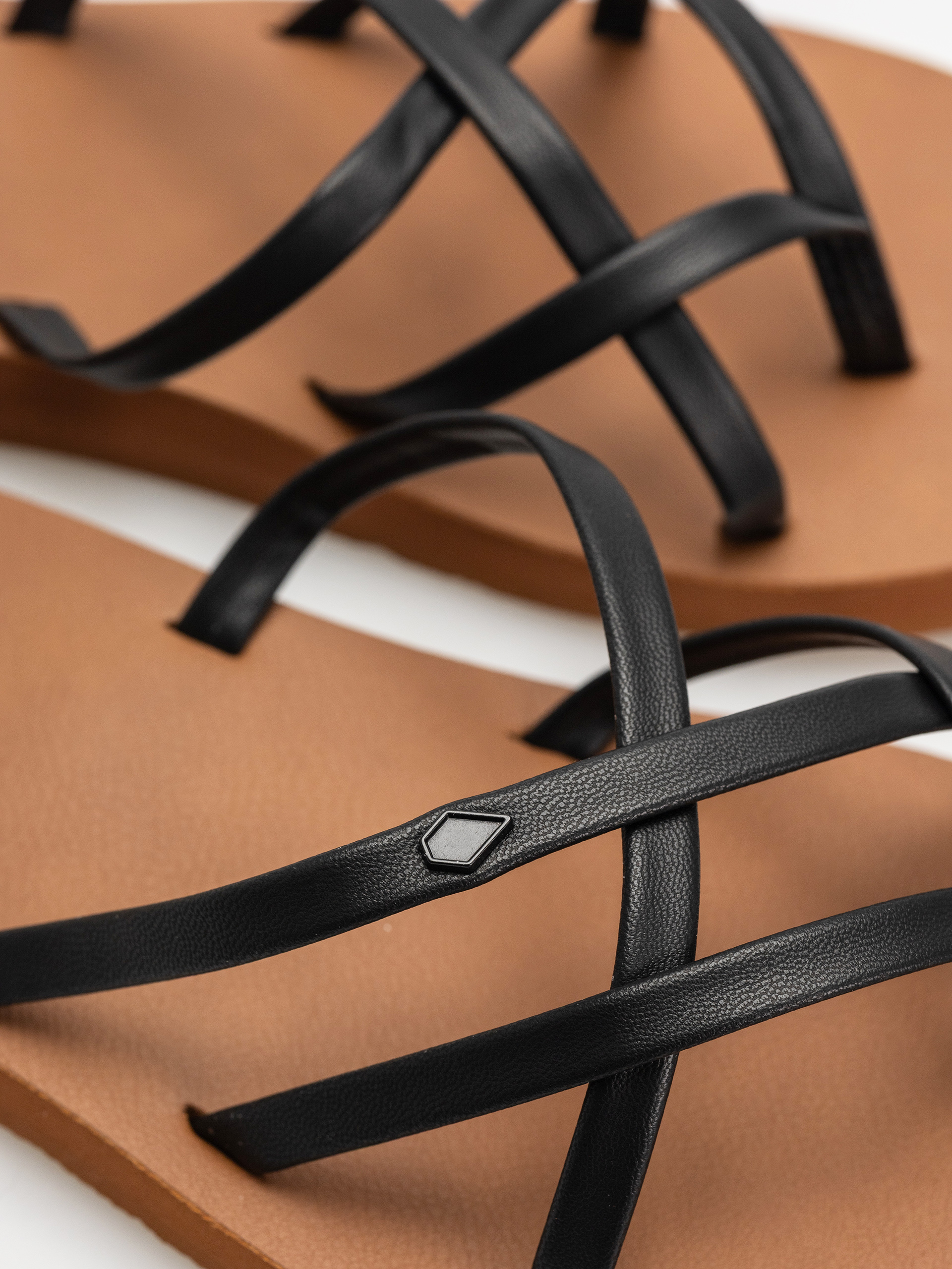 Papuci de plajă Volcom New School II Wmn (black)