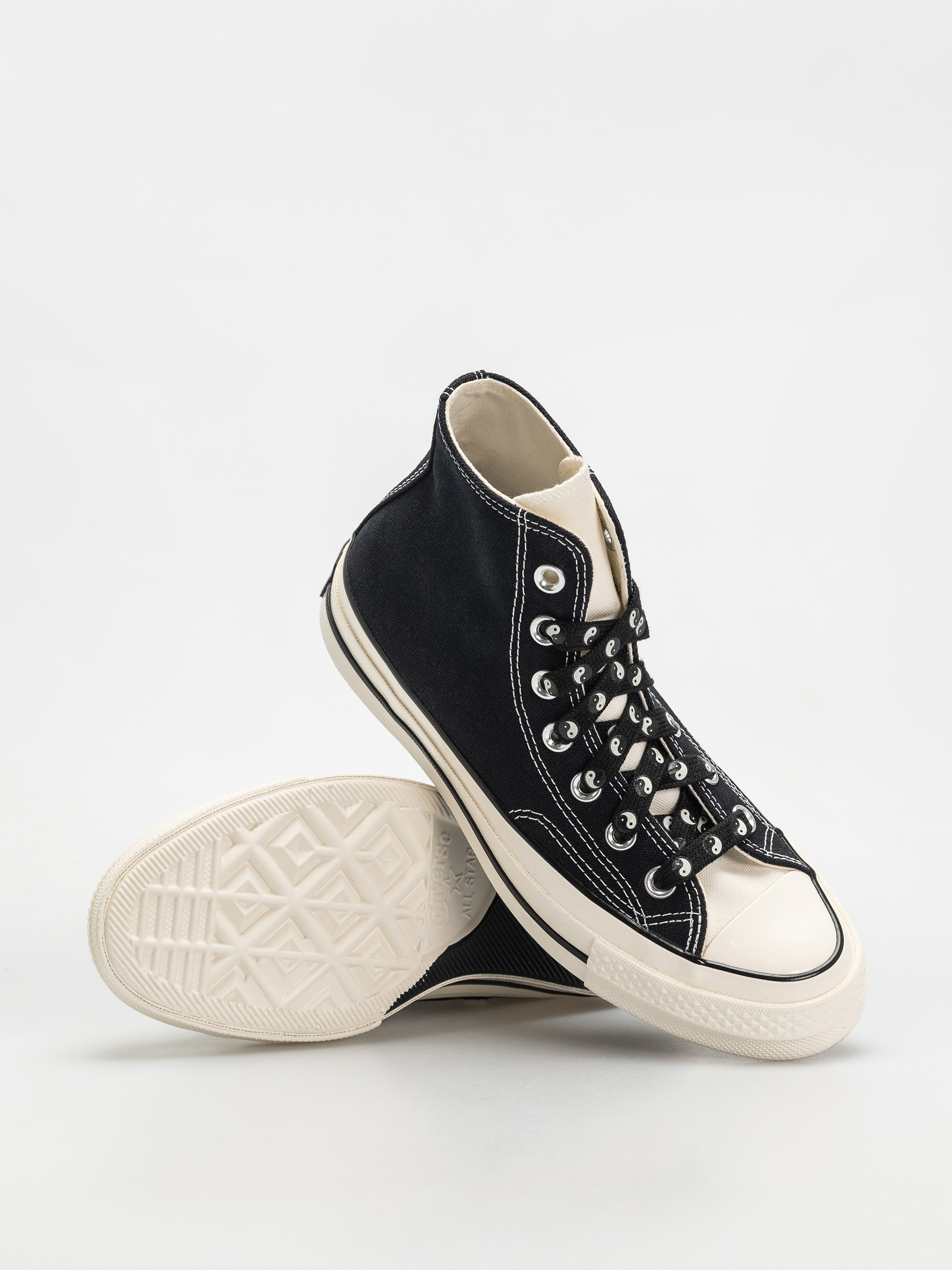 Teniși Converse Chuck 70 Hi (black/egret/black)