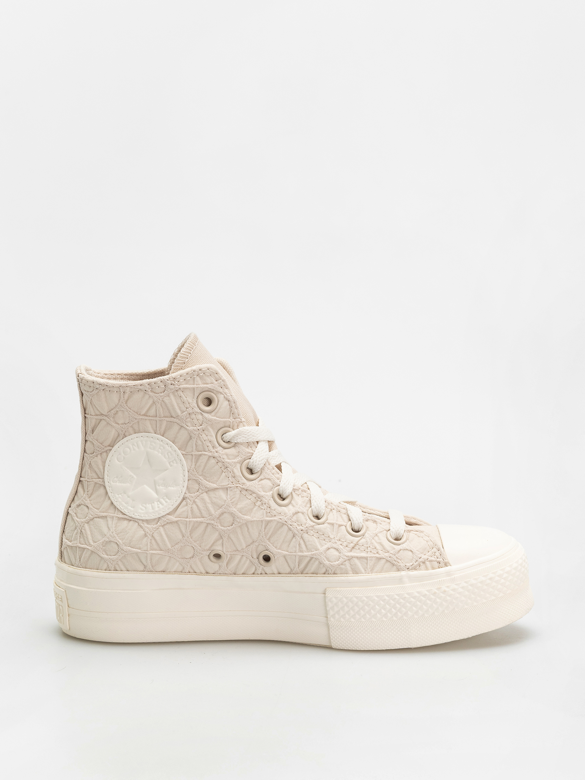 Teniși Converse Chuck Taylor All Star Lift Hi Wmn (light dune/egret/egret)