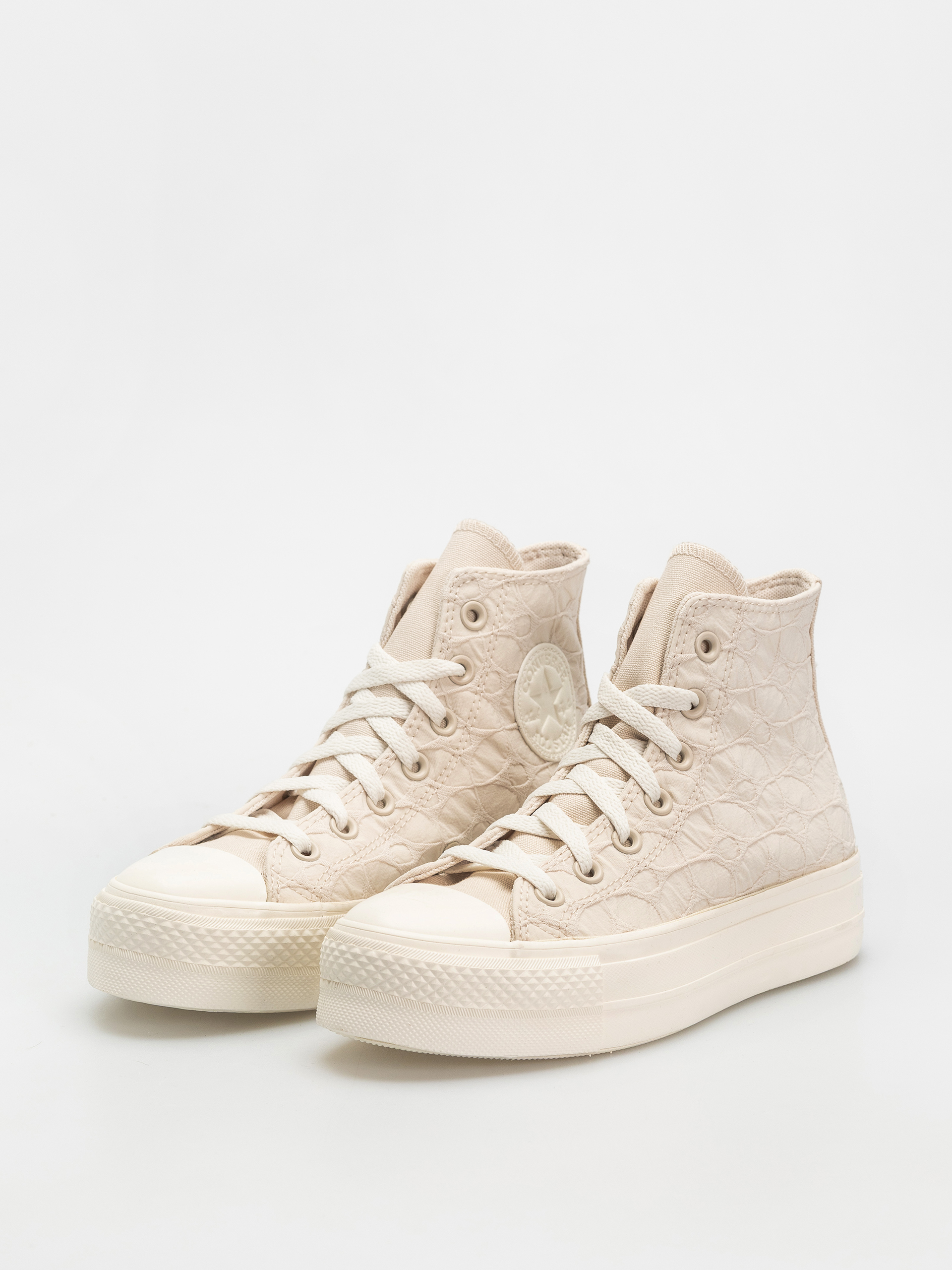 Teniși Converse Chuck Taylor All Star Lift Hi Wmn (light dune/egret/egret)