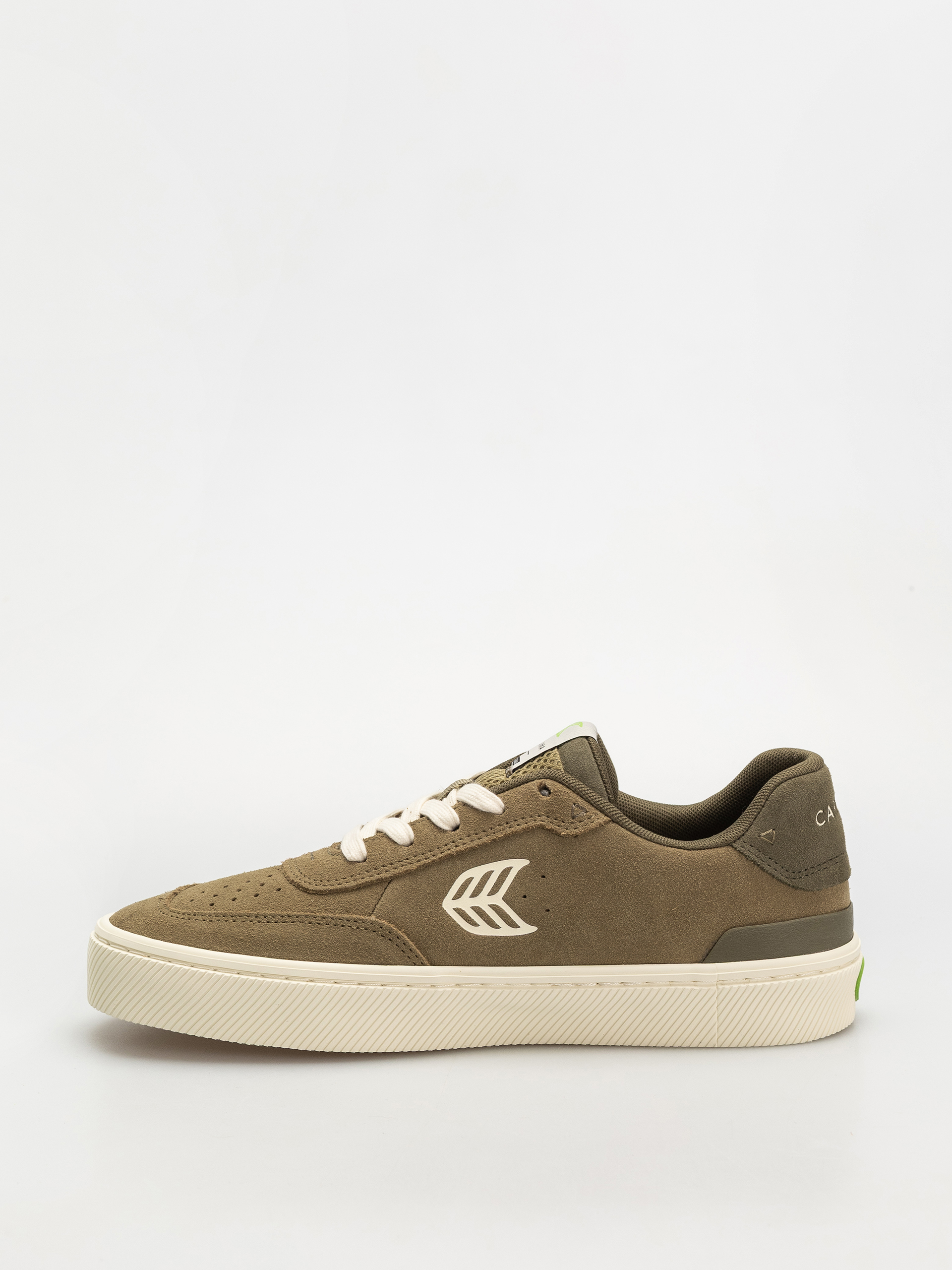 Pantofi Cariuma Luan Pro (olive green suede ivory logo burnt olive)