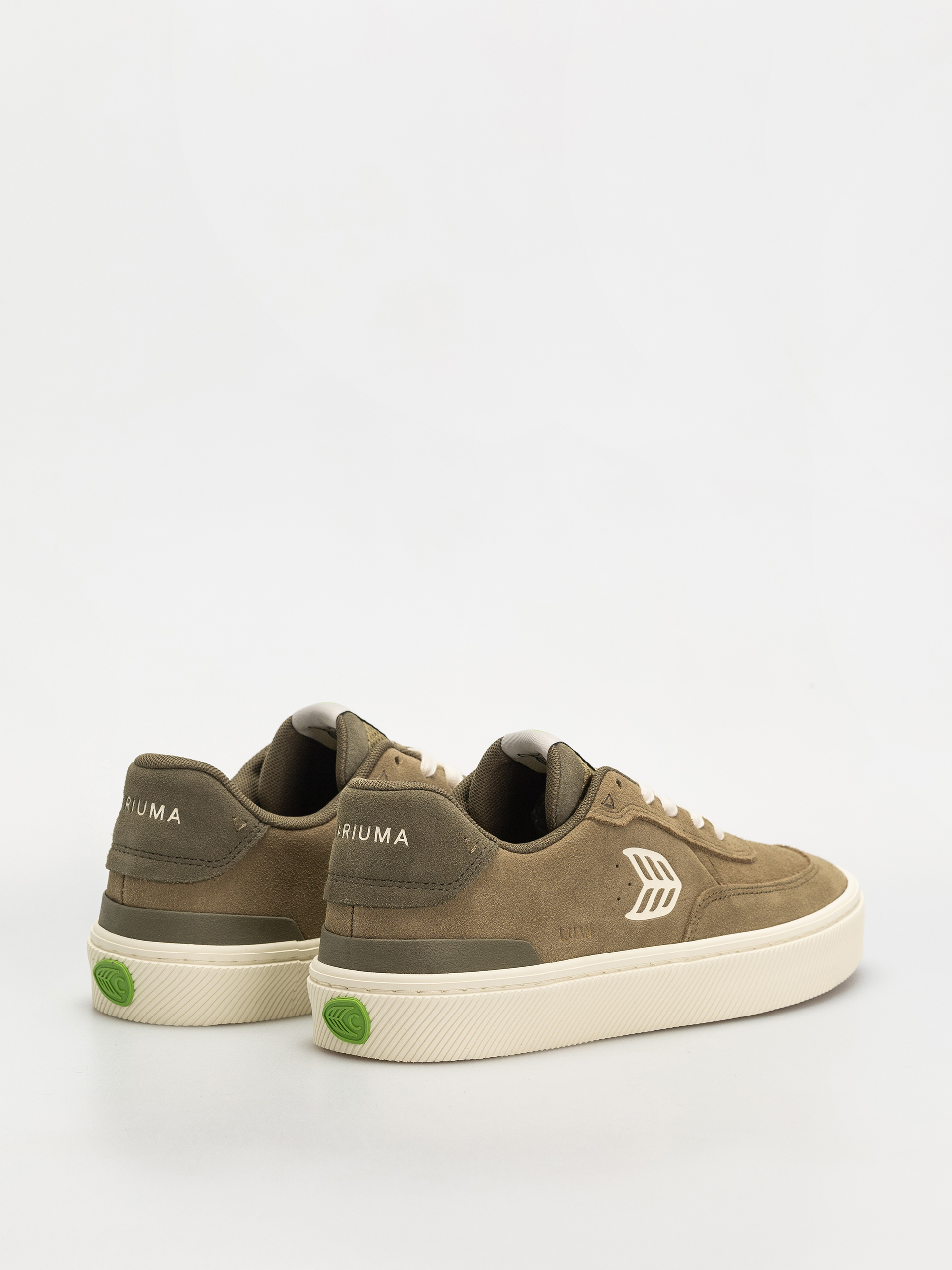 Pantofi Cariuma Luan Pro (olive green suede ivory logo burnt olive)