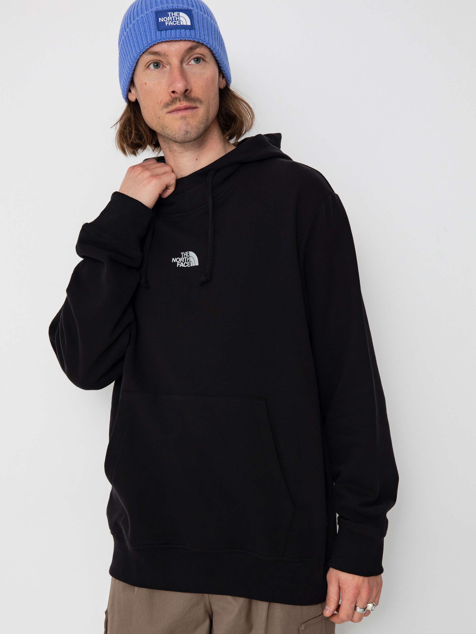 Hanorac cu glugă The North Face Never Stop Relaxed HD (tnf black)