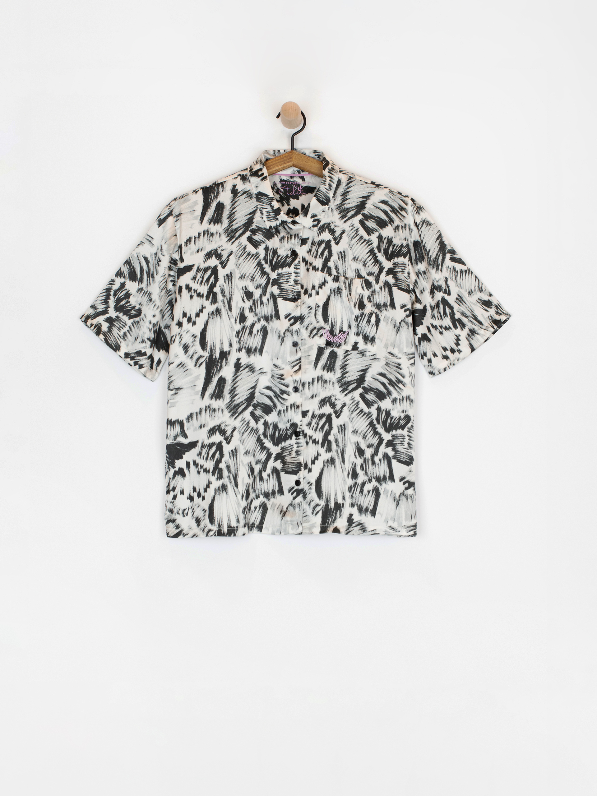 Cămașă Volcom Fa Alix Wmn (black white)