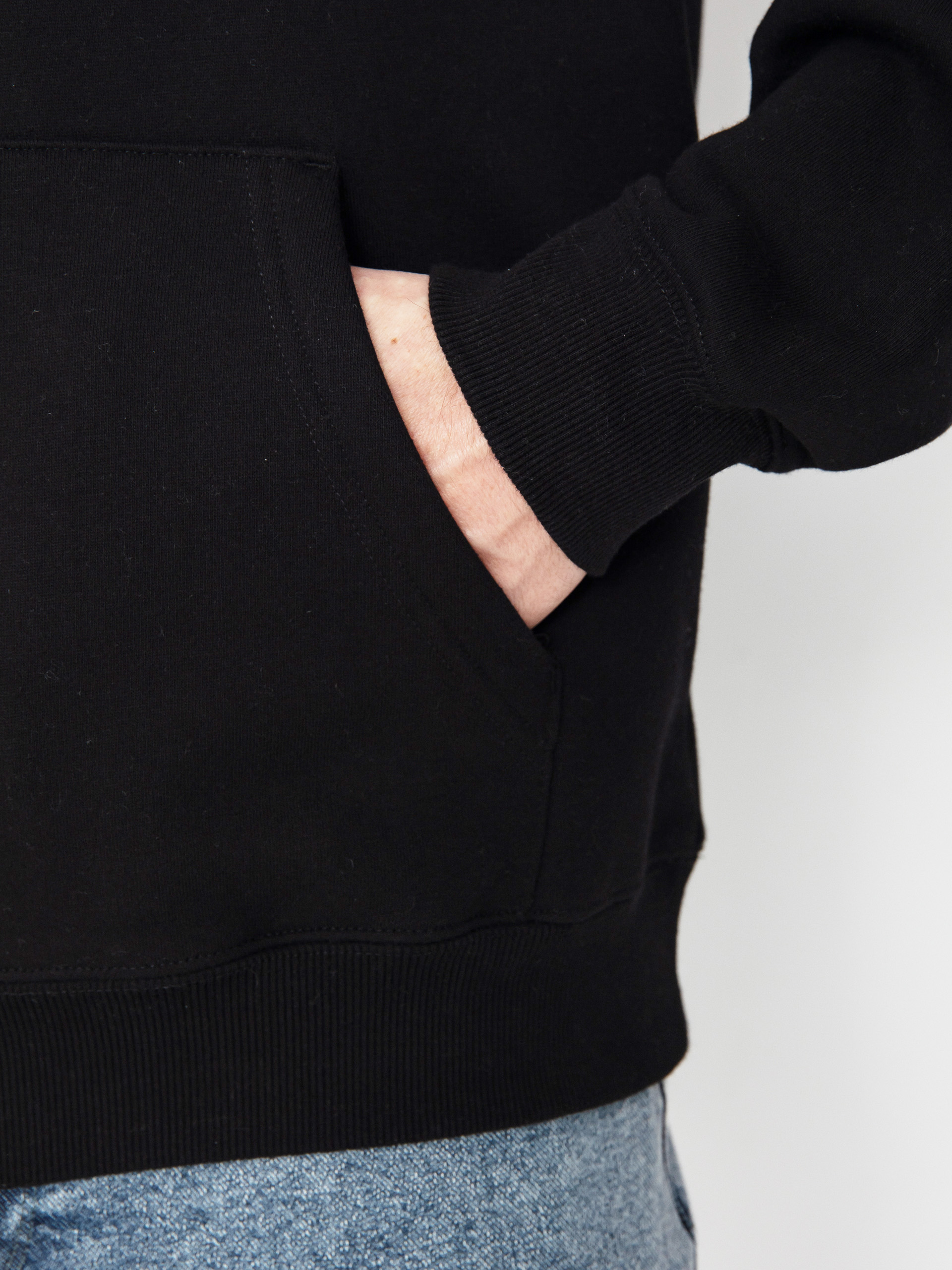 Hanorac cu glugă Santa Cruz Tonal Opus Dot Stripe HD (black)