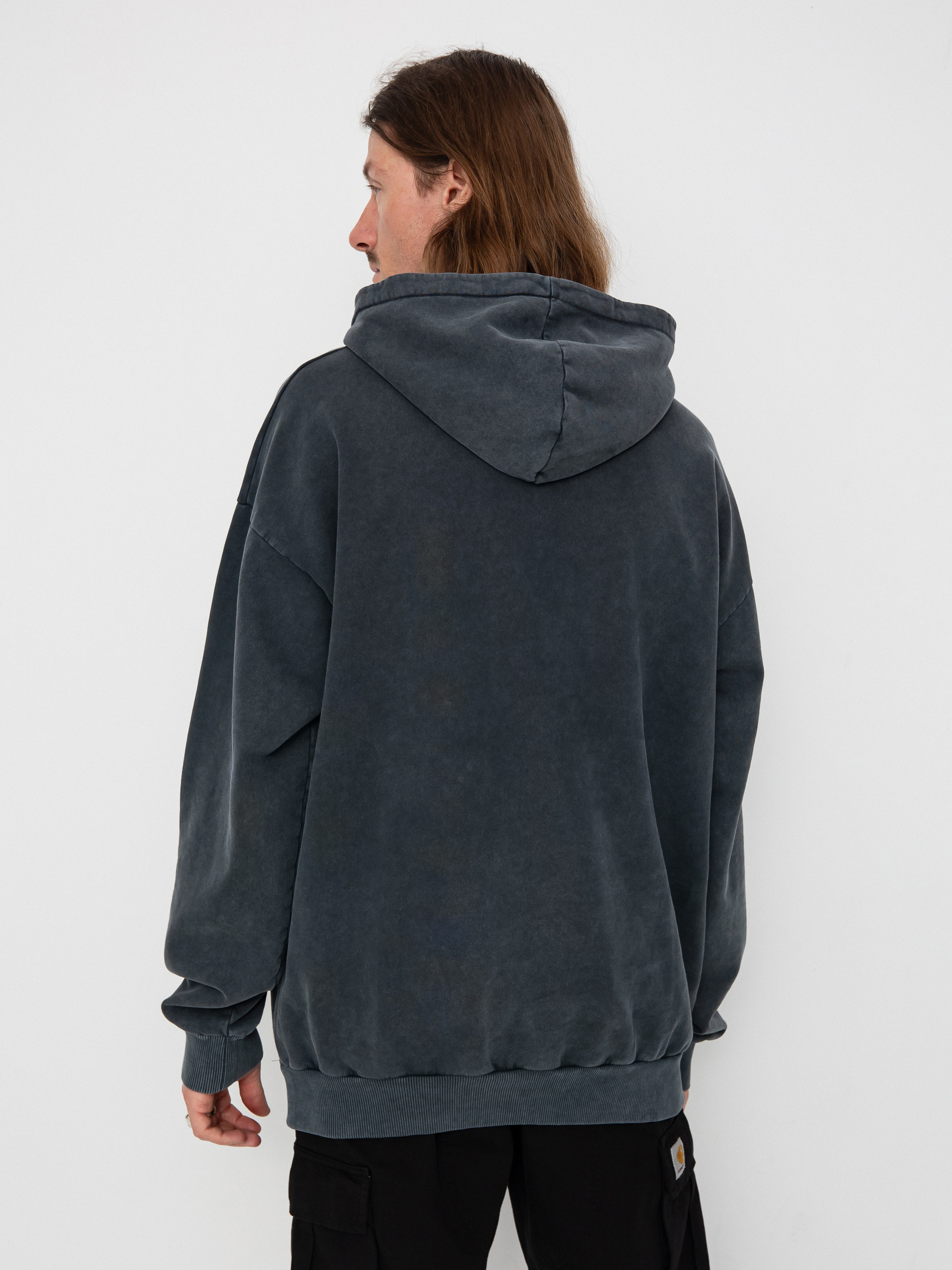 Hanorac cu glugă Beyond Medals Acid Sin HD (washed brown)