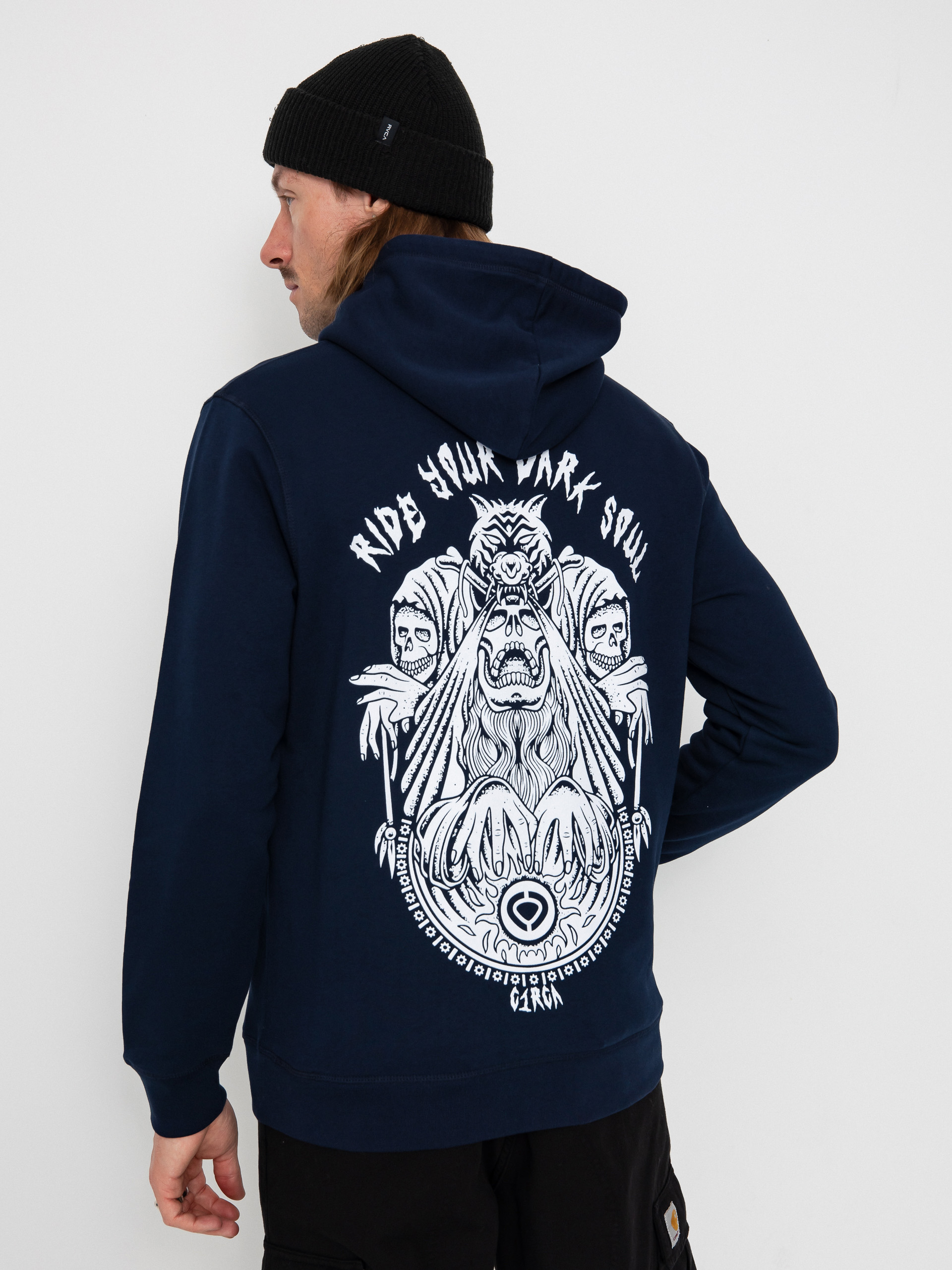 Hanorac cu glugă Circa Shaman HD (navy)