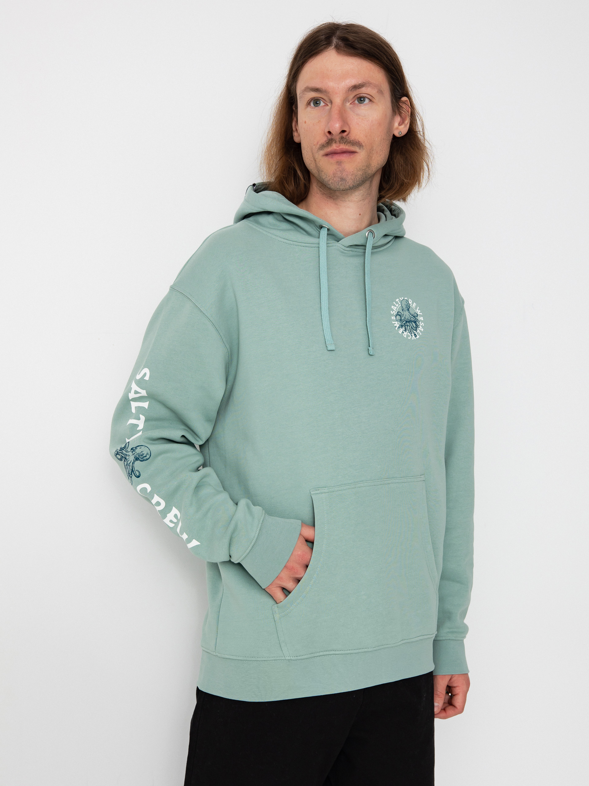 Hanorac cu glugă Salty Crew Tentacles HD (mackerel)