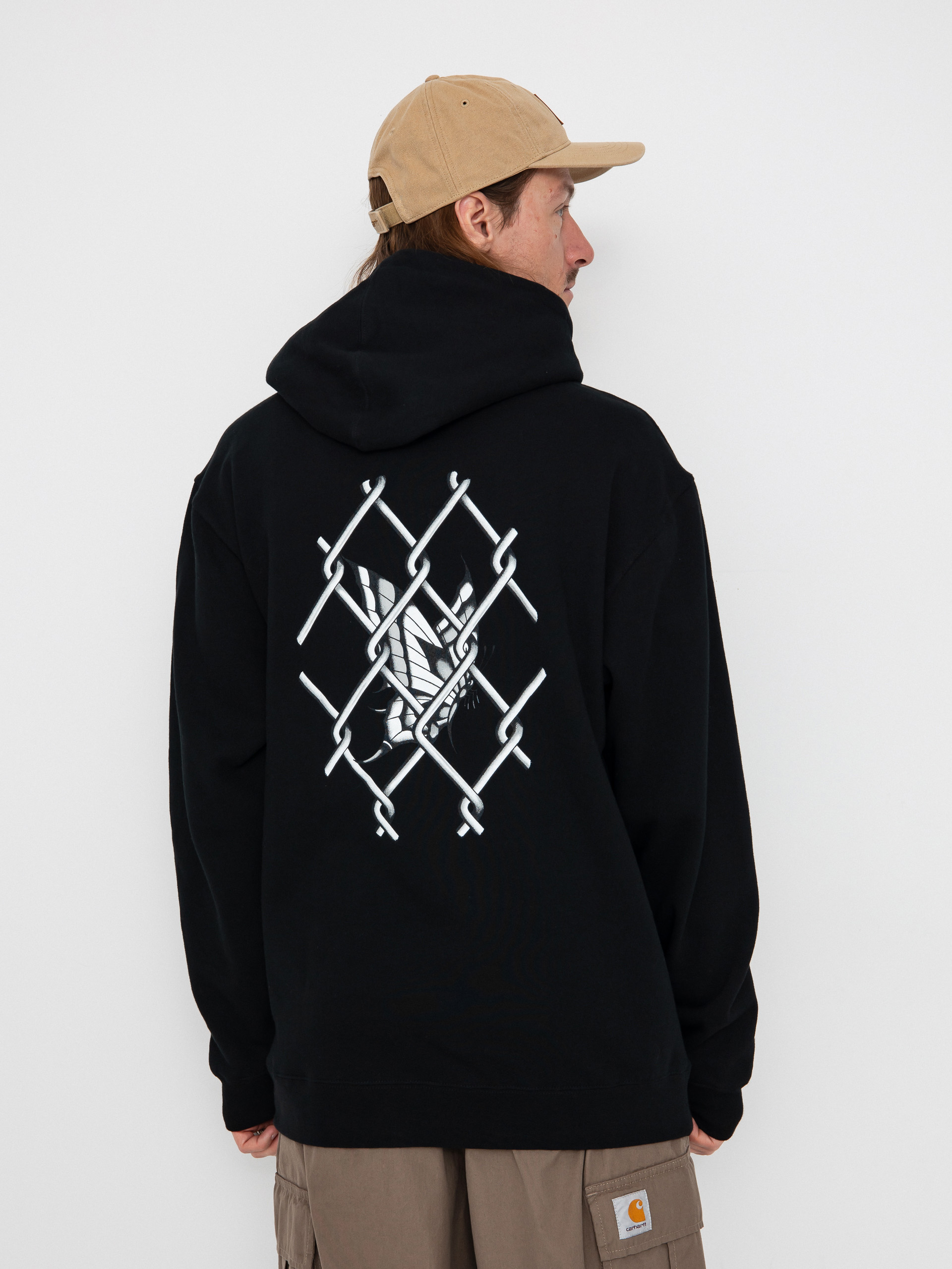 Hanorac cu glugă Real Outsider HD (black)