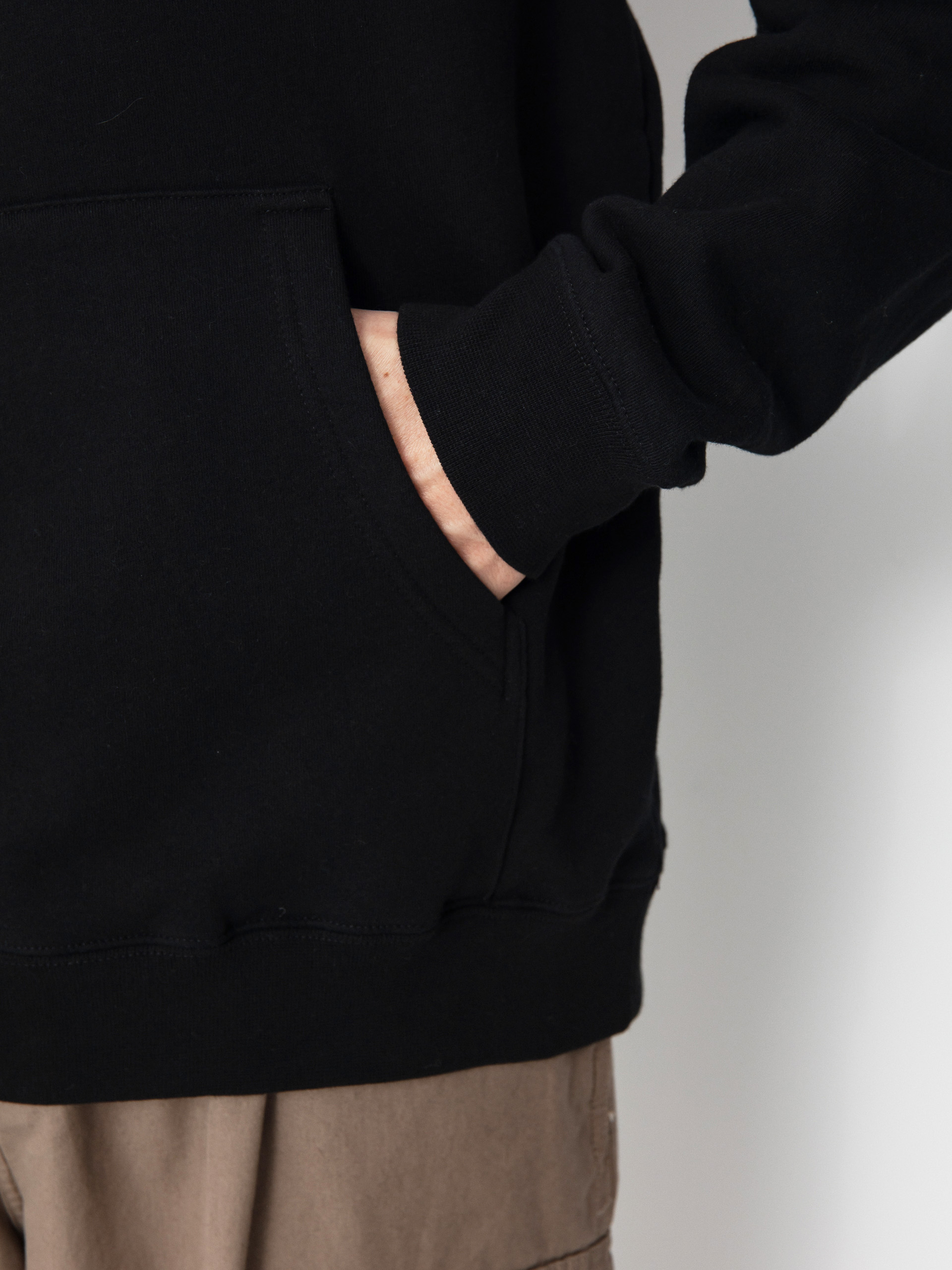 Hanorac cu glugă Real Outsider HD (black)