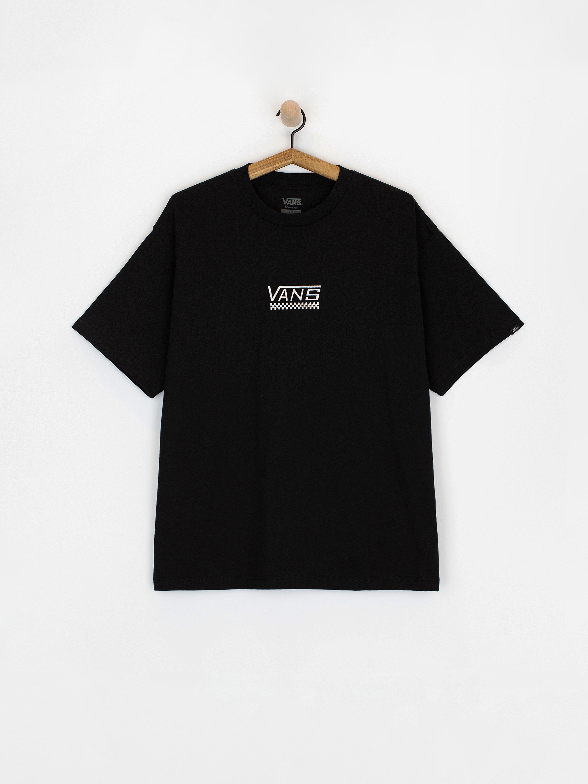 Tricou Vans V Check Loose (black)