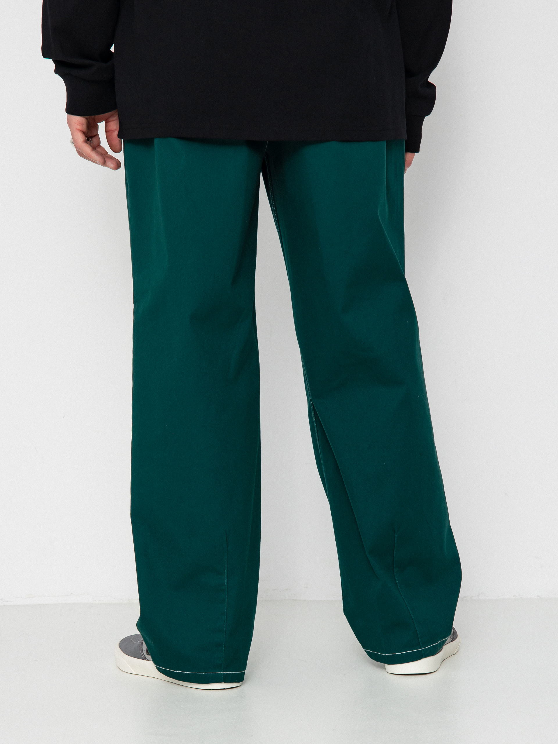 Pantaloni Brixton Baggy Skate (deep emerald)