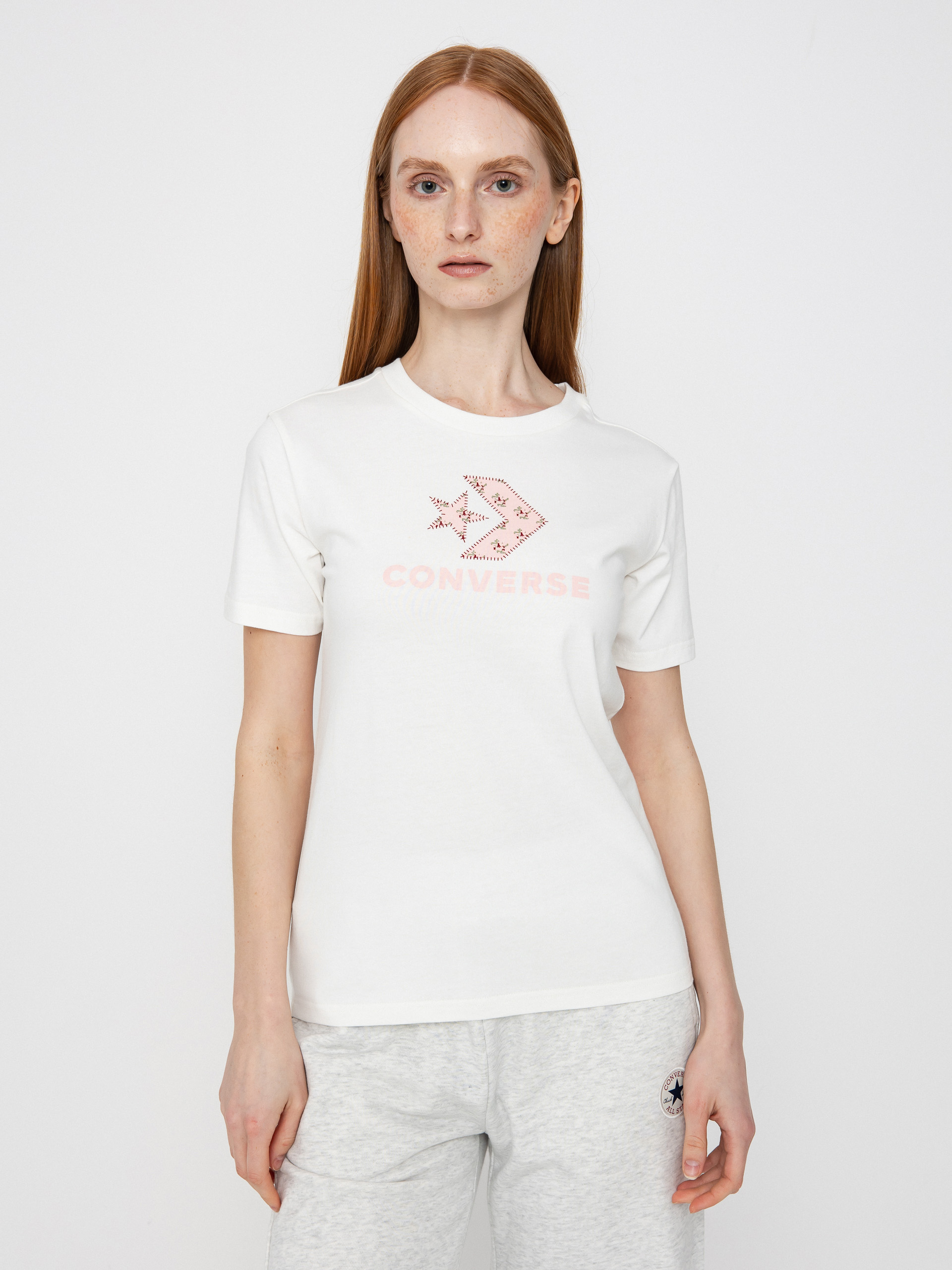Tricou Converse Star Chevron Infill Wmn (vintage white)