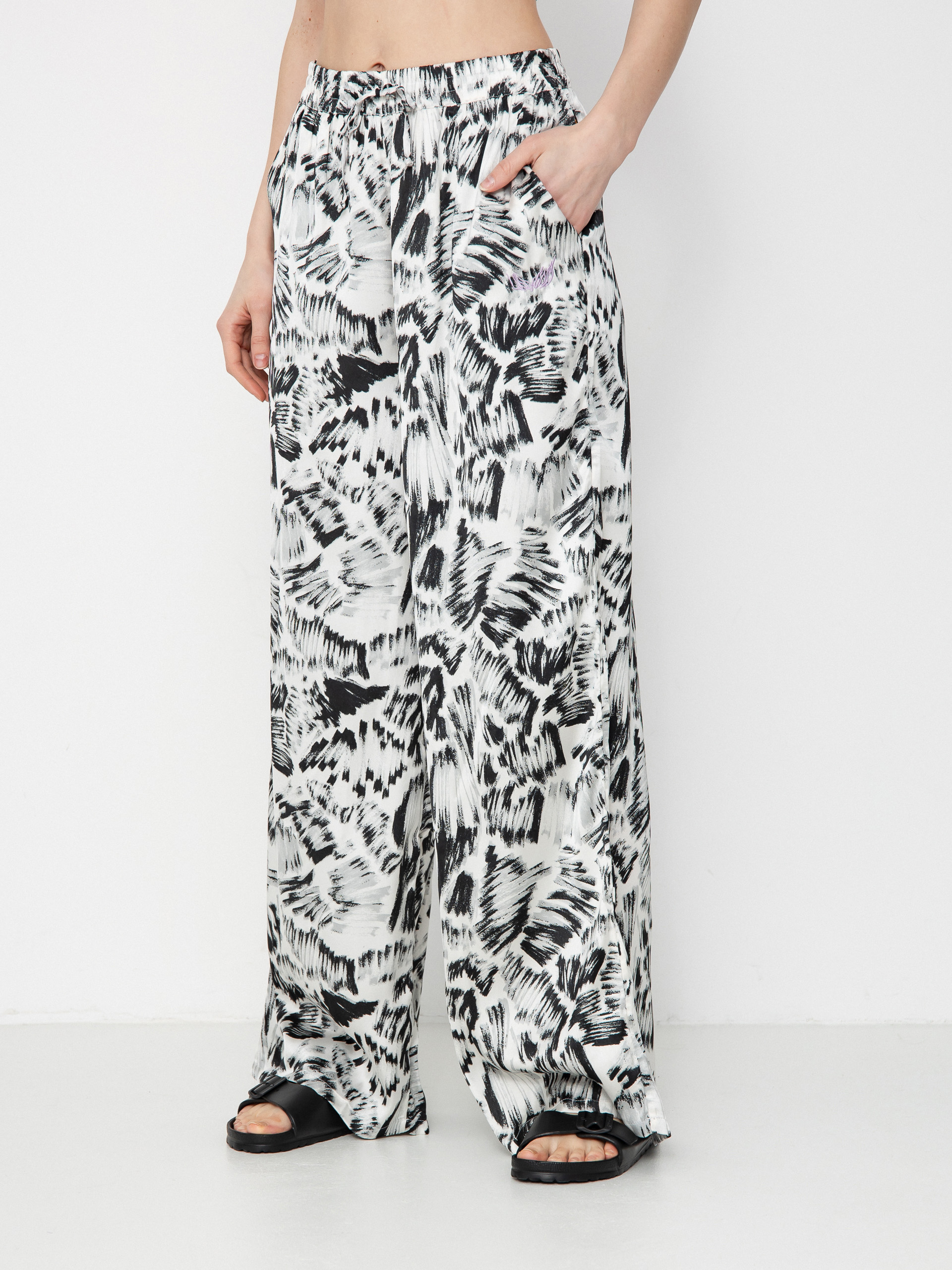 Pantaloni Volcom Fa Alix Ew Wmn (black white)