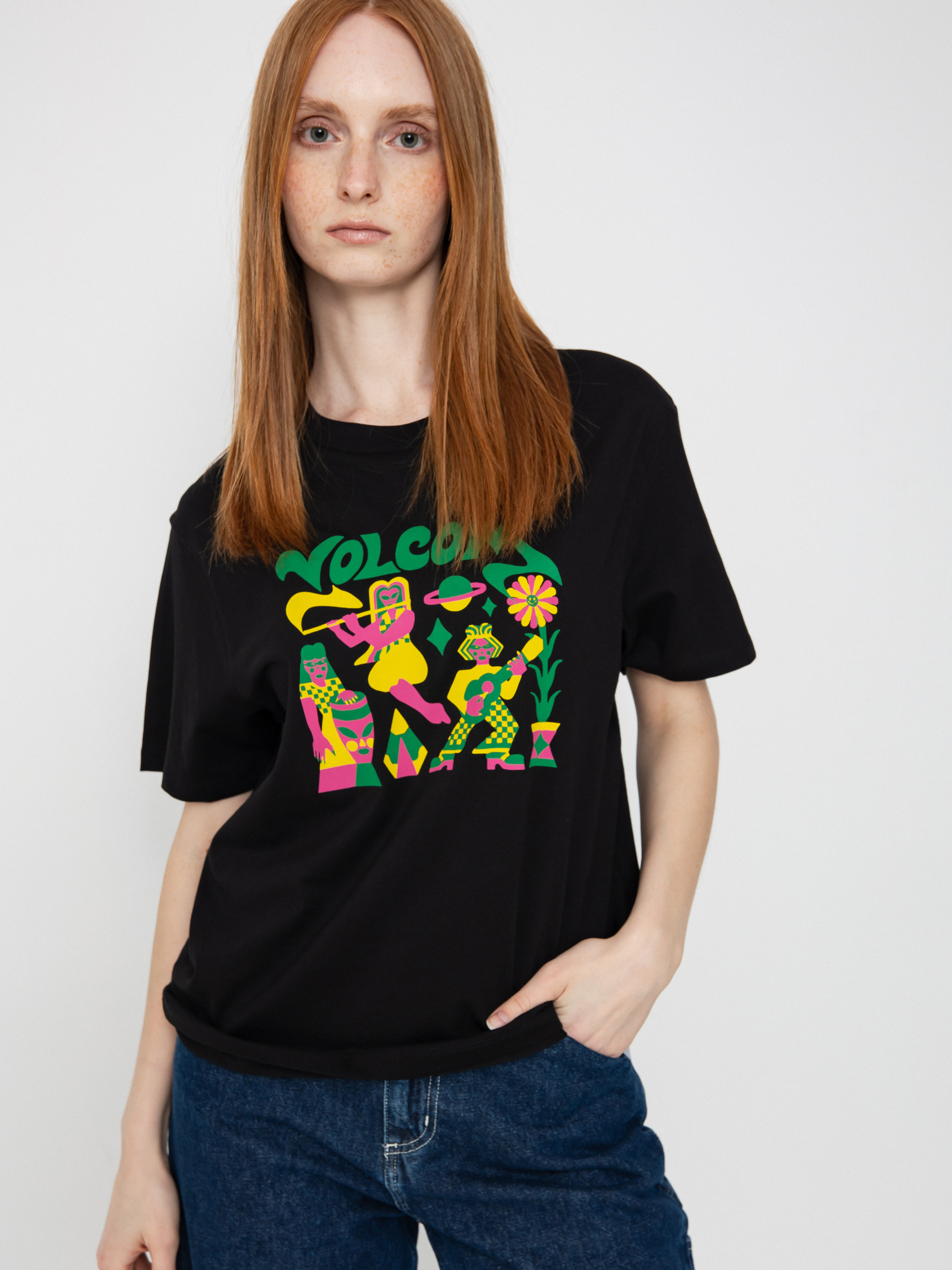 Tricou Volcom Radical Daze Up Wmn (black)