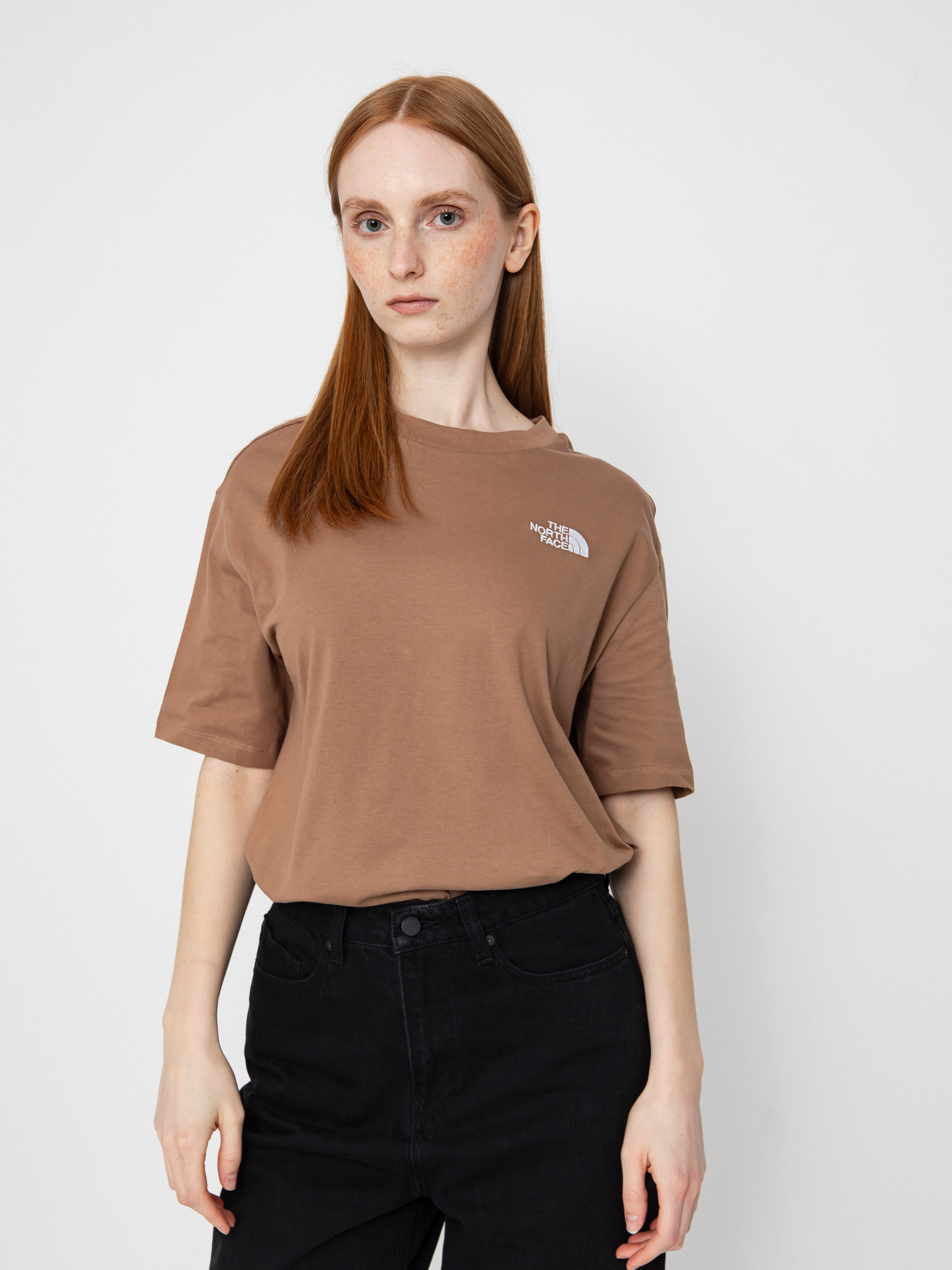 Tricou The North Face Essential Oversize Wmn (latte)