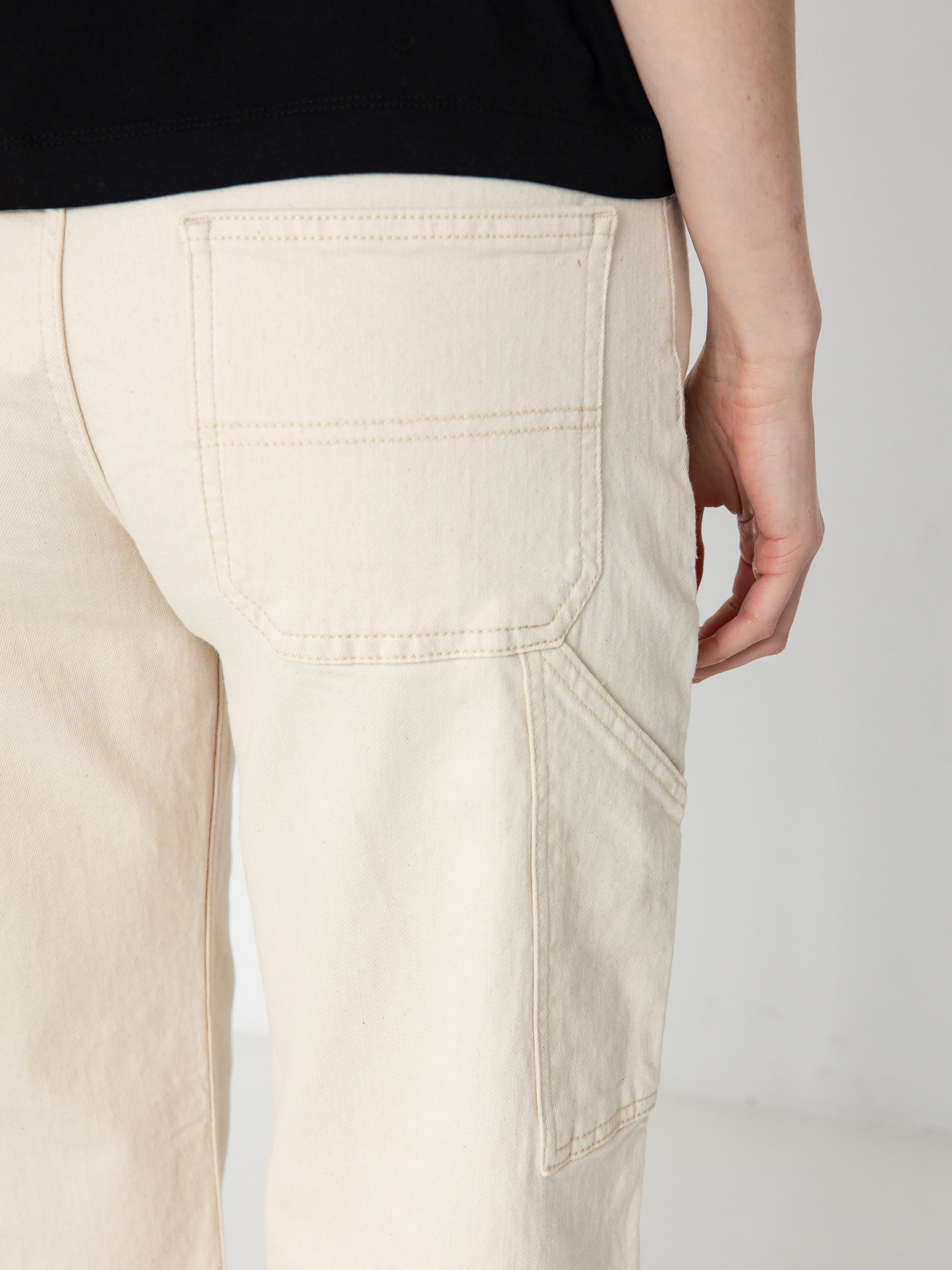 Pantaloni Roxy Finley Worker Regular Wmn (bone)