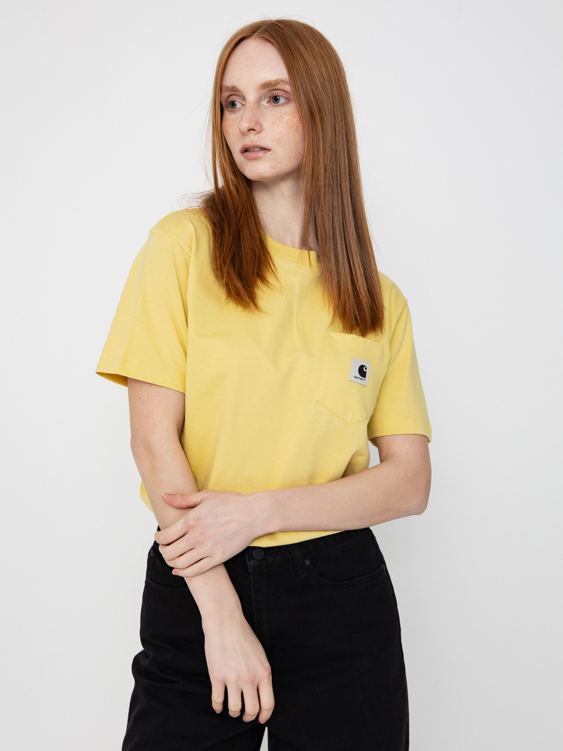 Tricou Carhartt WIP Pocket Wmn (air yellow)