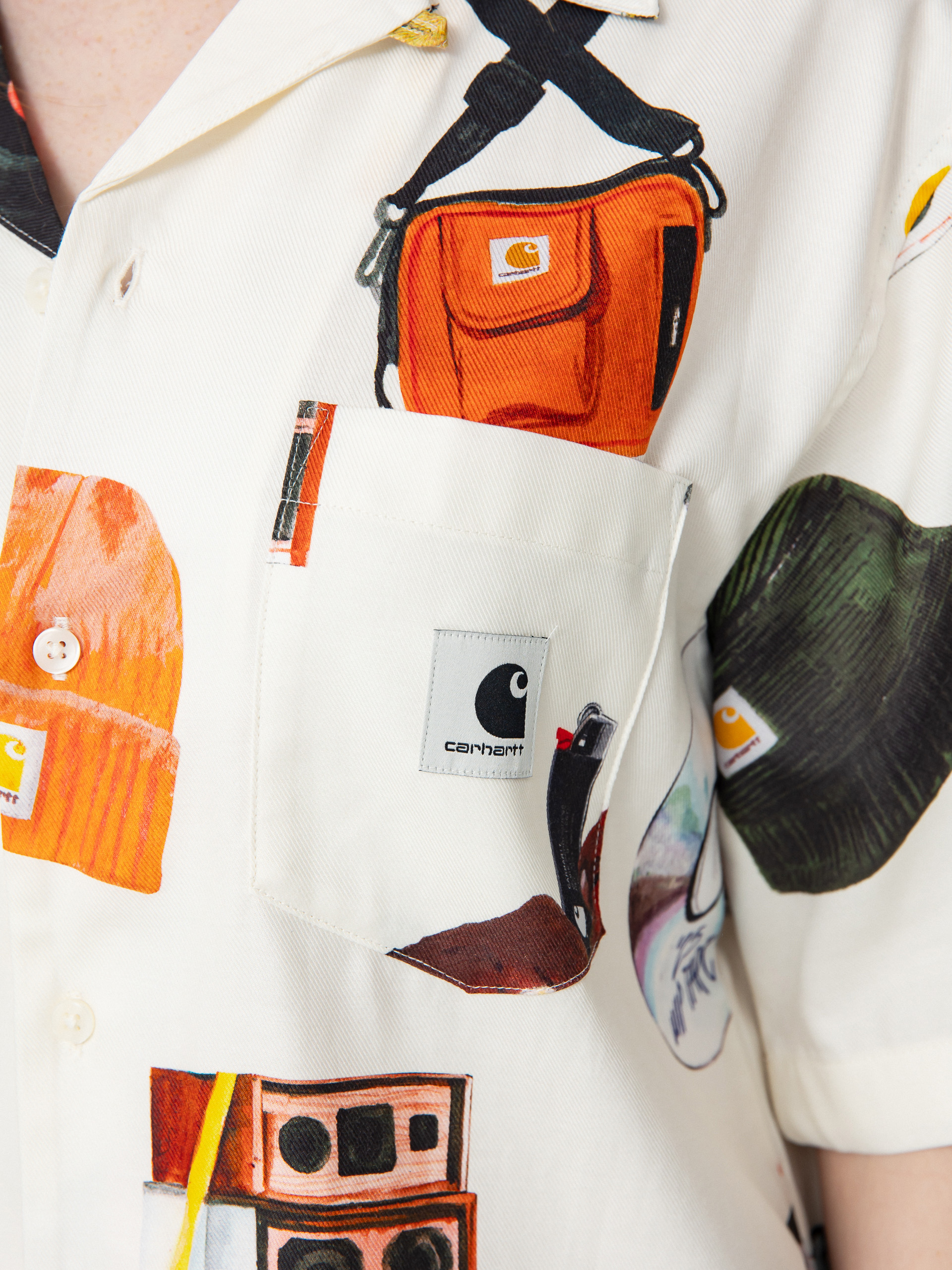 Cămașă Carhartt WIP Jacob Rochester Wmn (jacob rochester print/wax)