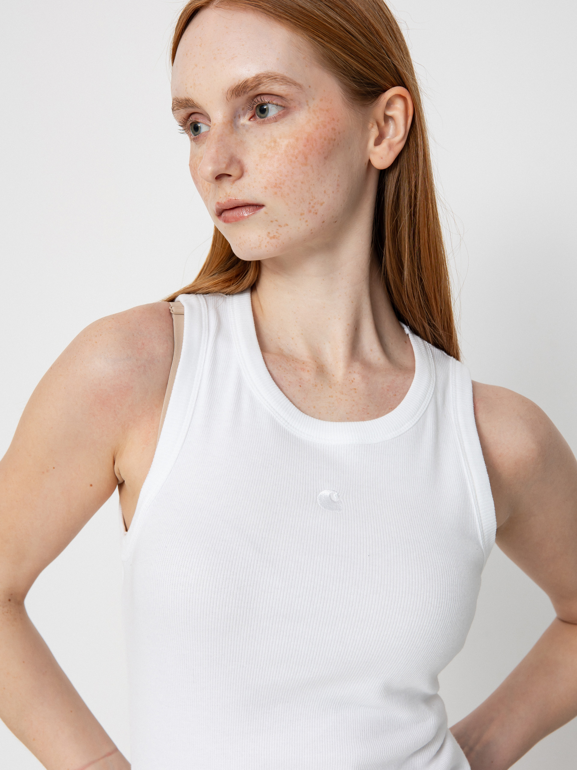 Tricou Carhartt WIP Philips Wmn (white)