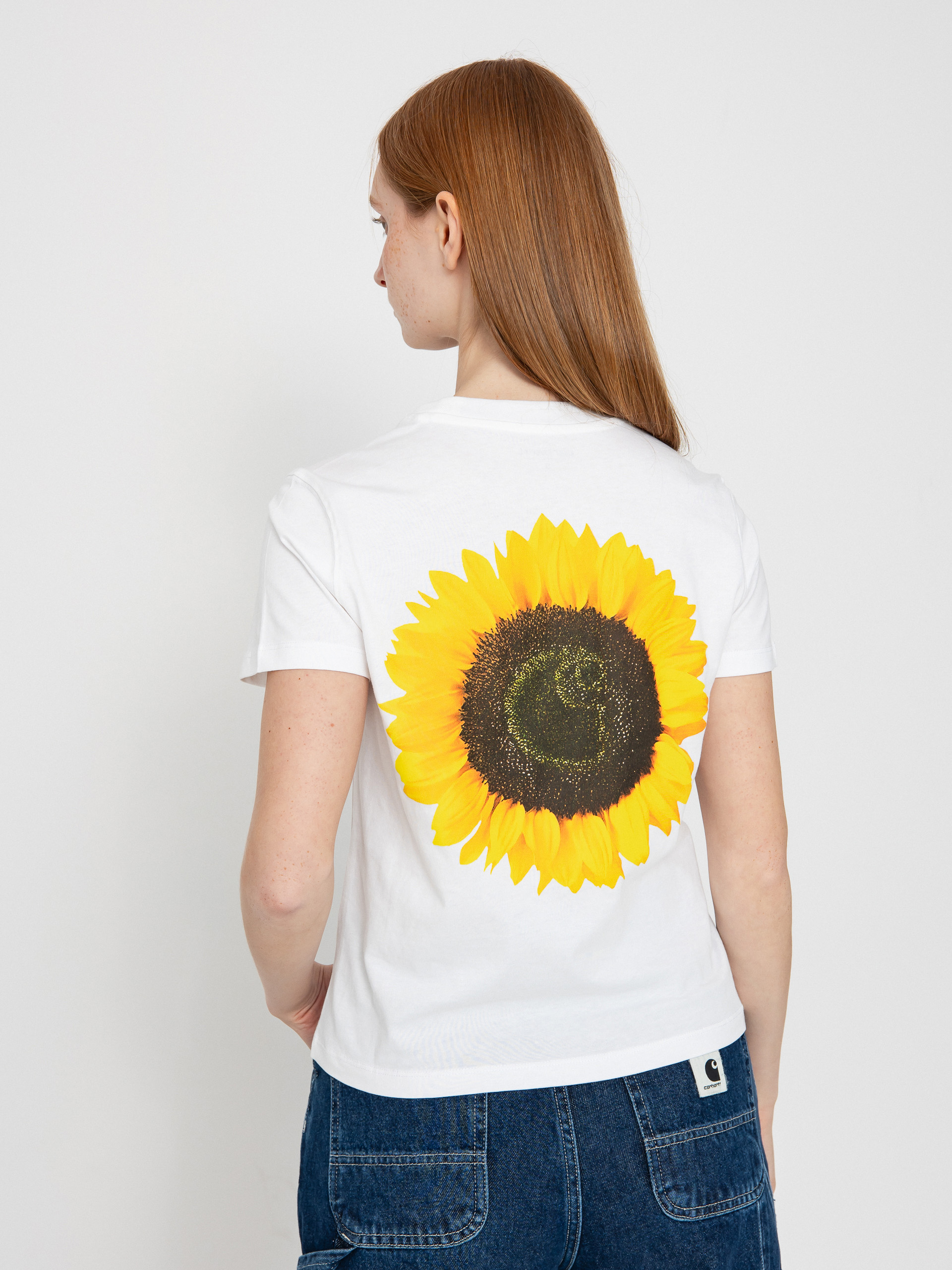 Tricou Carhartt WIP Sunflower Wmn (white)