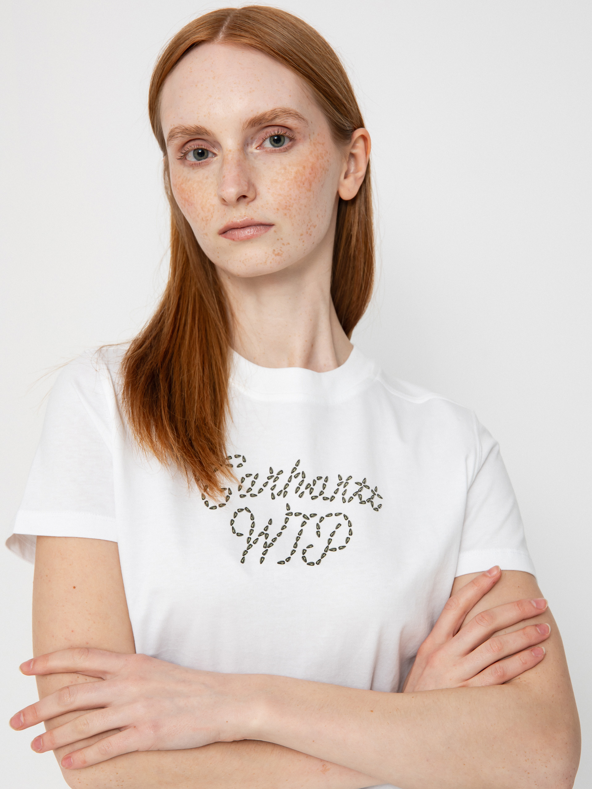 Tricou Carhartt WIP Sunflower Wmn (white)