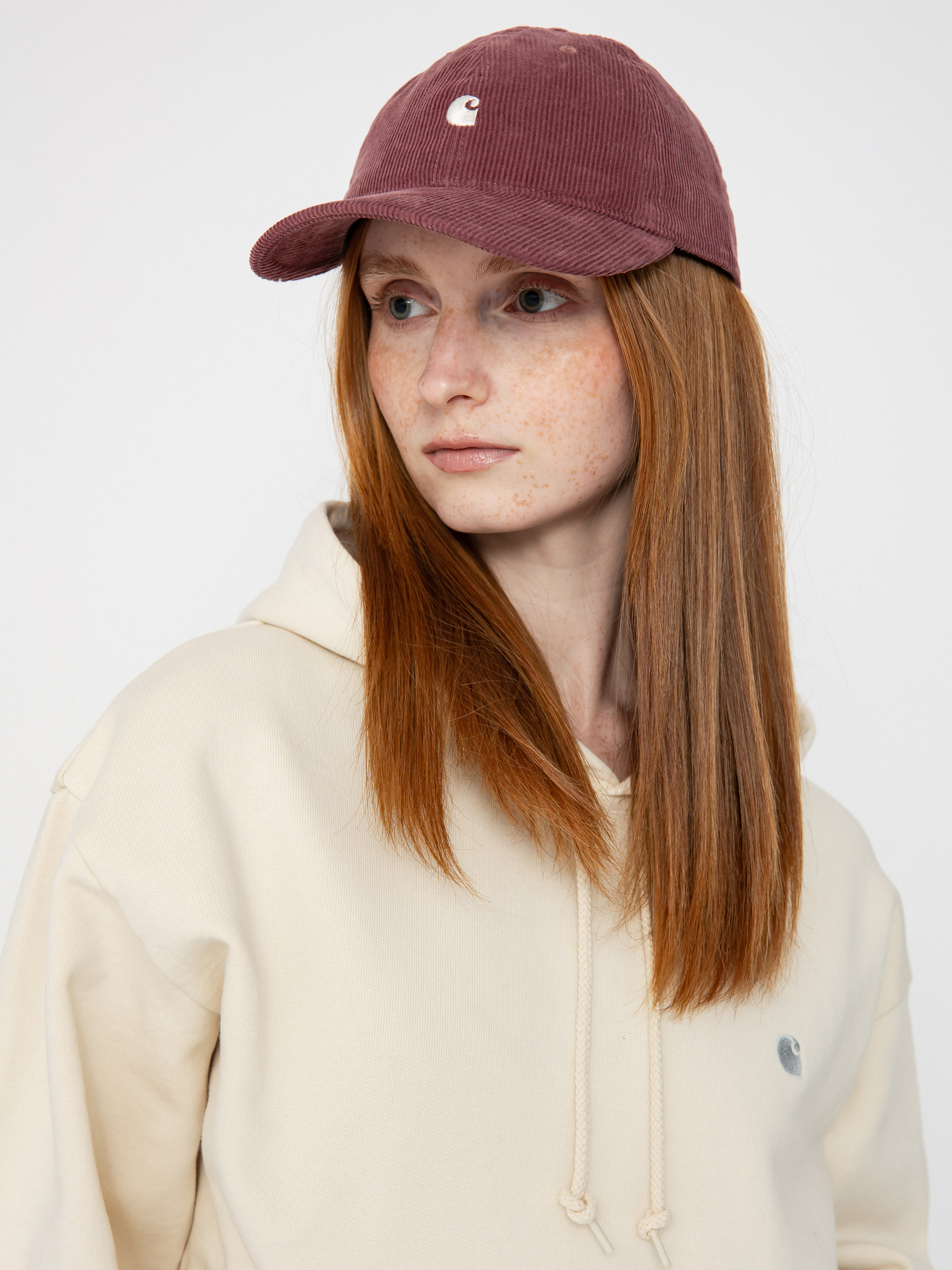 Hanorac cu glugă Carhartt WIP Casey HD Wmn (natural/silver)