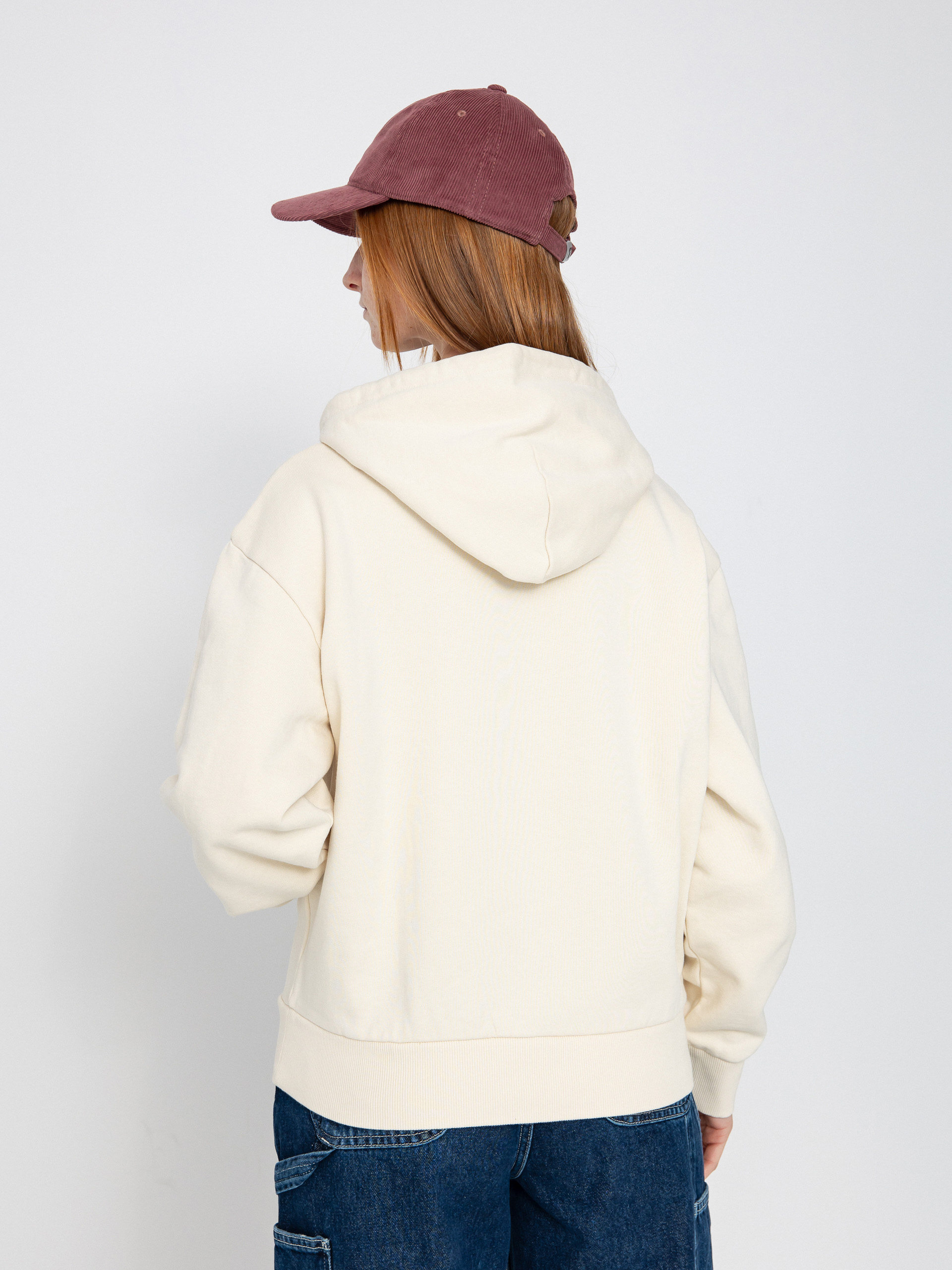 Hanorac cu glugă Carhartt WIP Casey HD Wmn (natural/silver)
