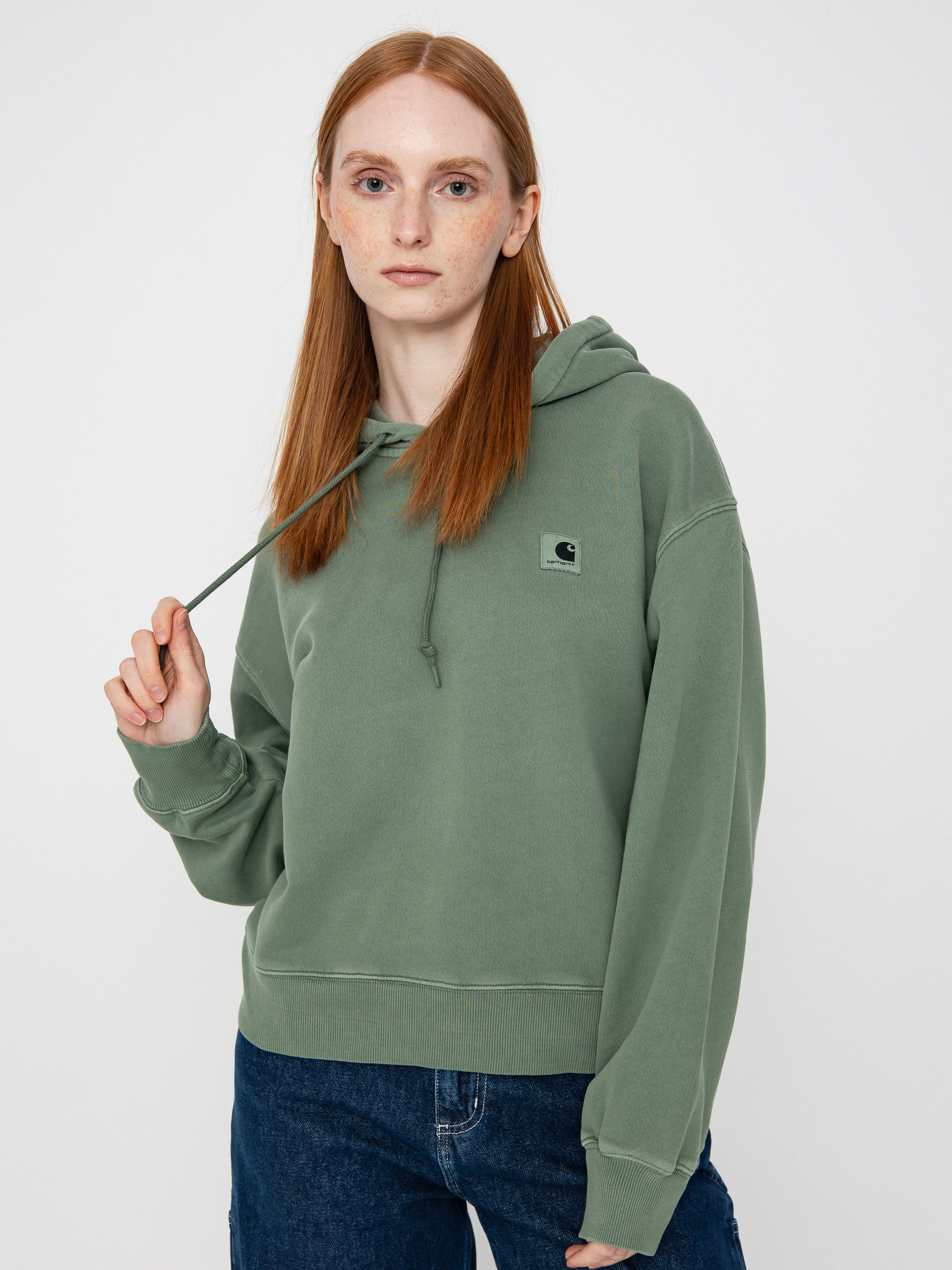 Hanorac cu glugă Carhartt WIP Nelson HD Wmn (park)