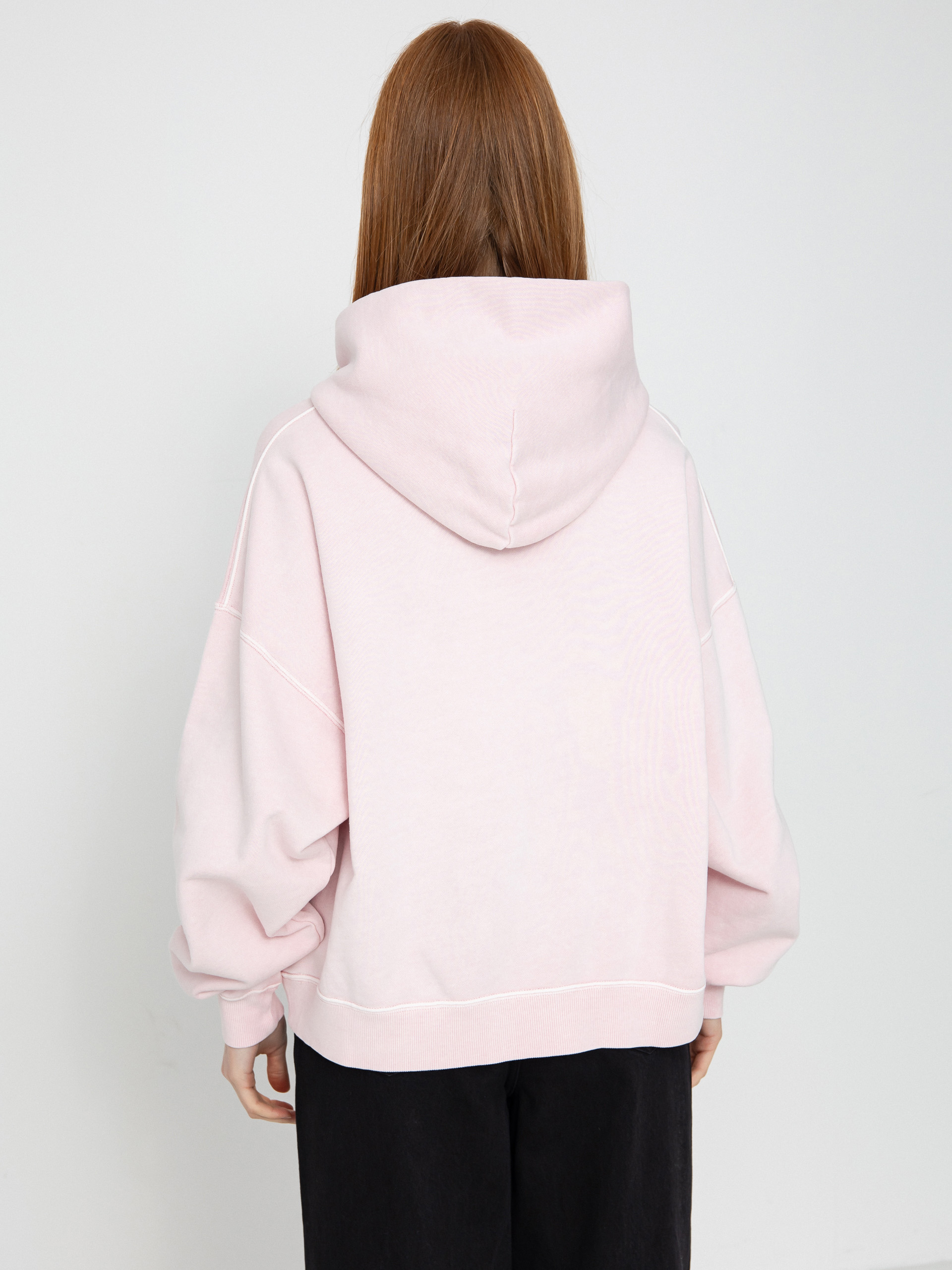 Hanorac cu glugă Carhartt WIP Benton HD Wmn (air pink)