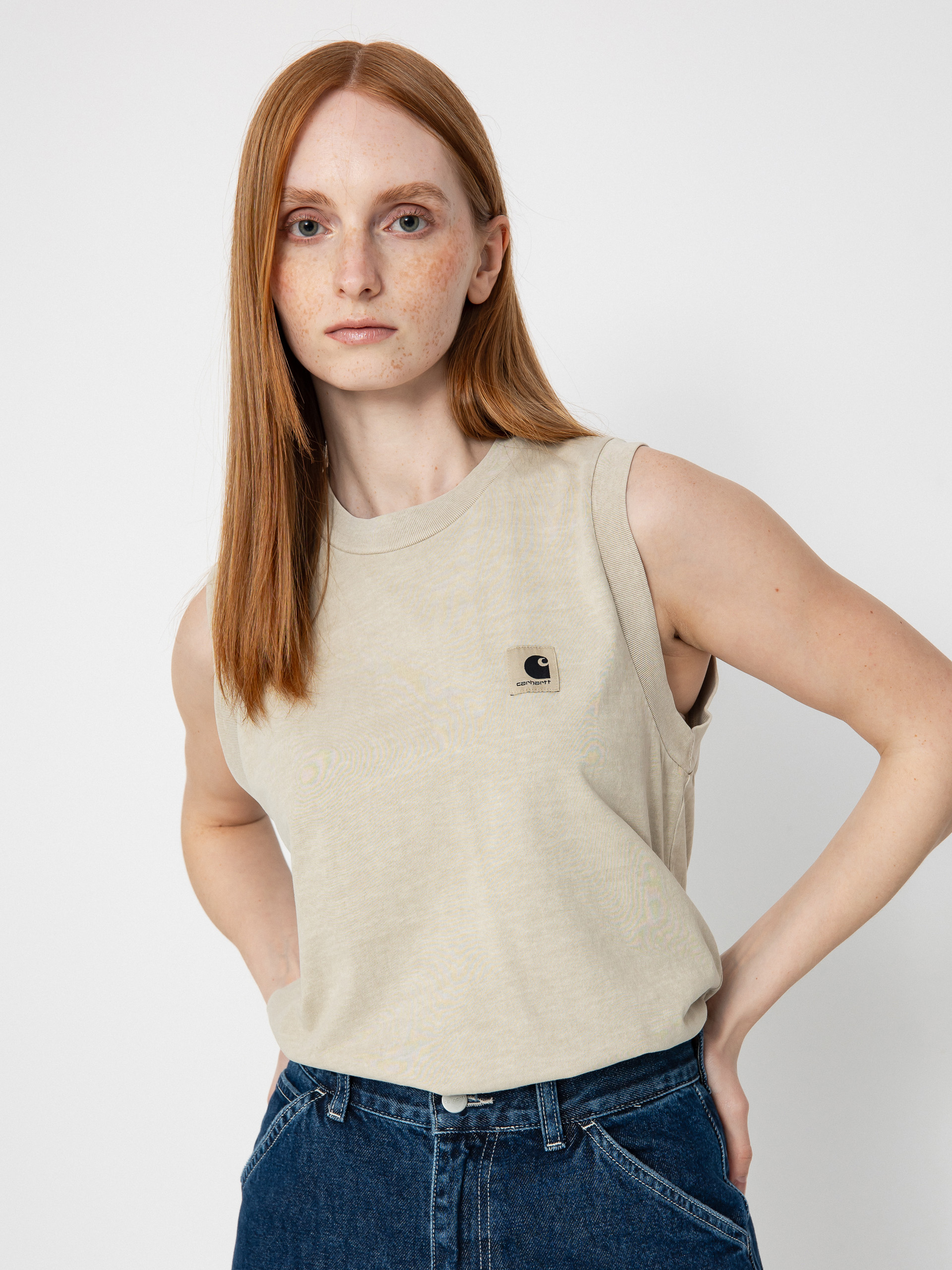 Tricou Carhartt WIP Nelson Wmn (fleur de sel)