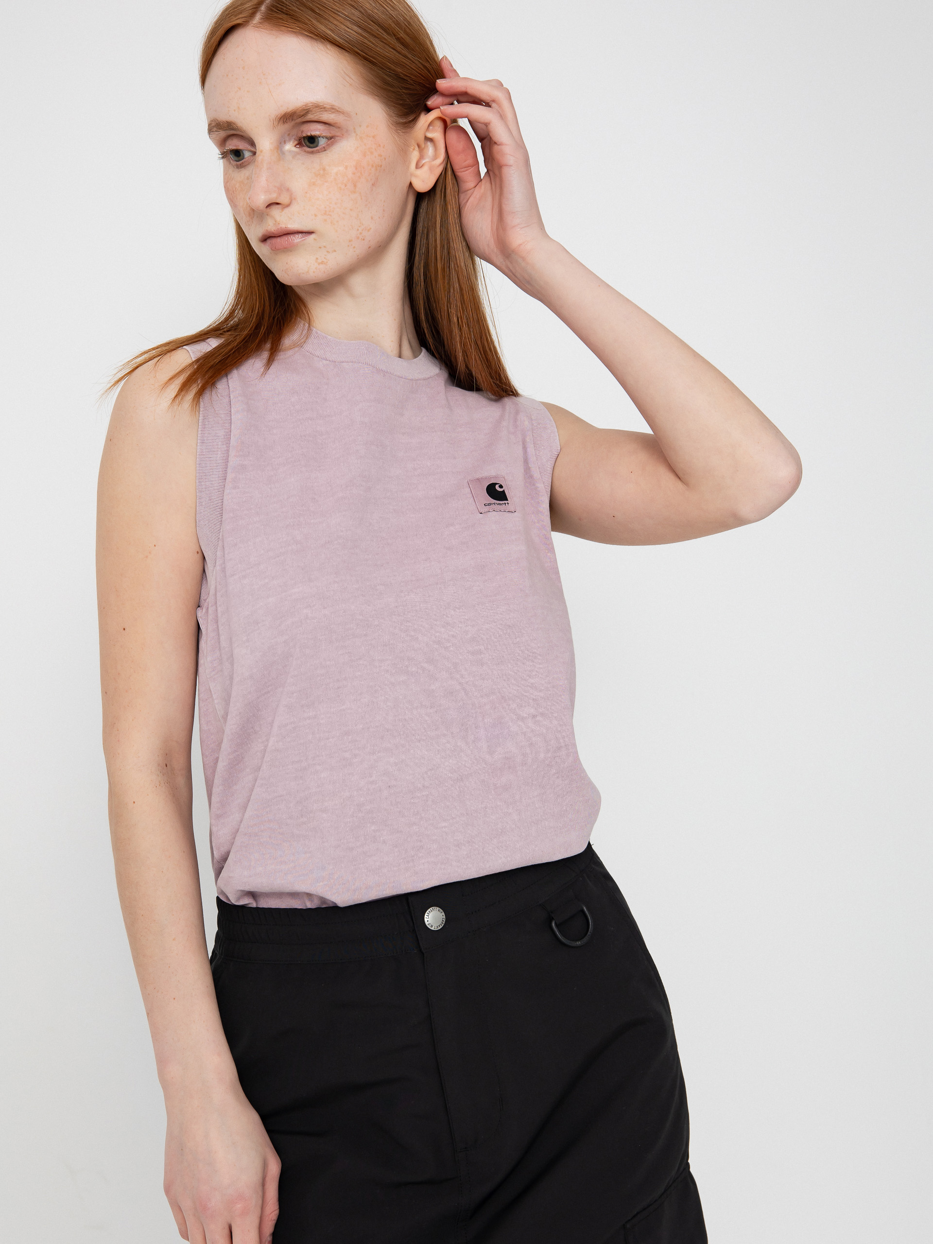 Tricou Carhartt WIP Nelson Wmn (hortensia)