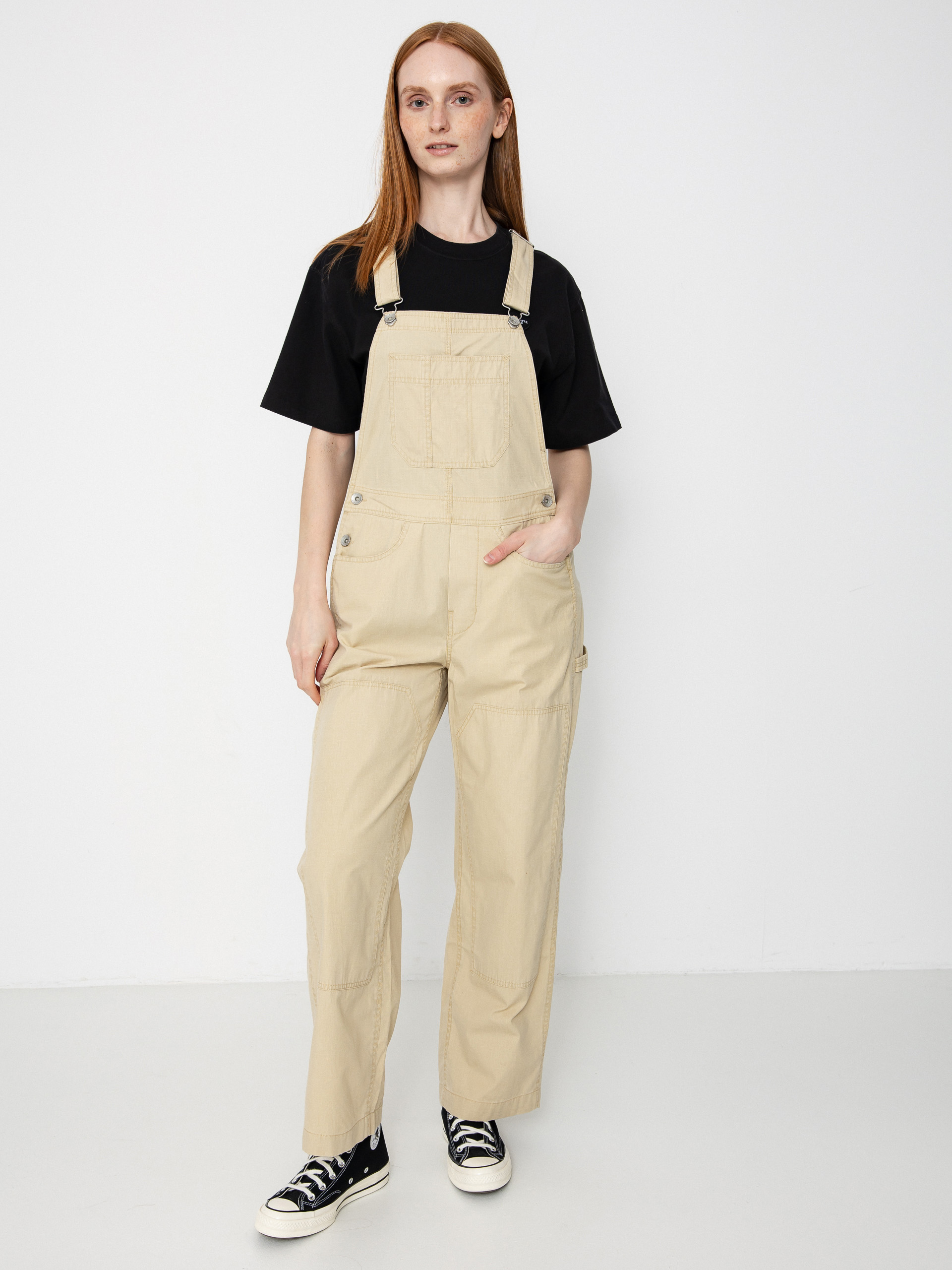 Pantaloni Brixton Utility Overall Wmn (pale khaki)