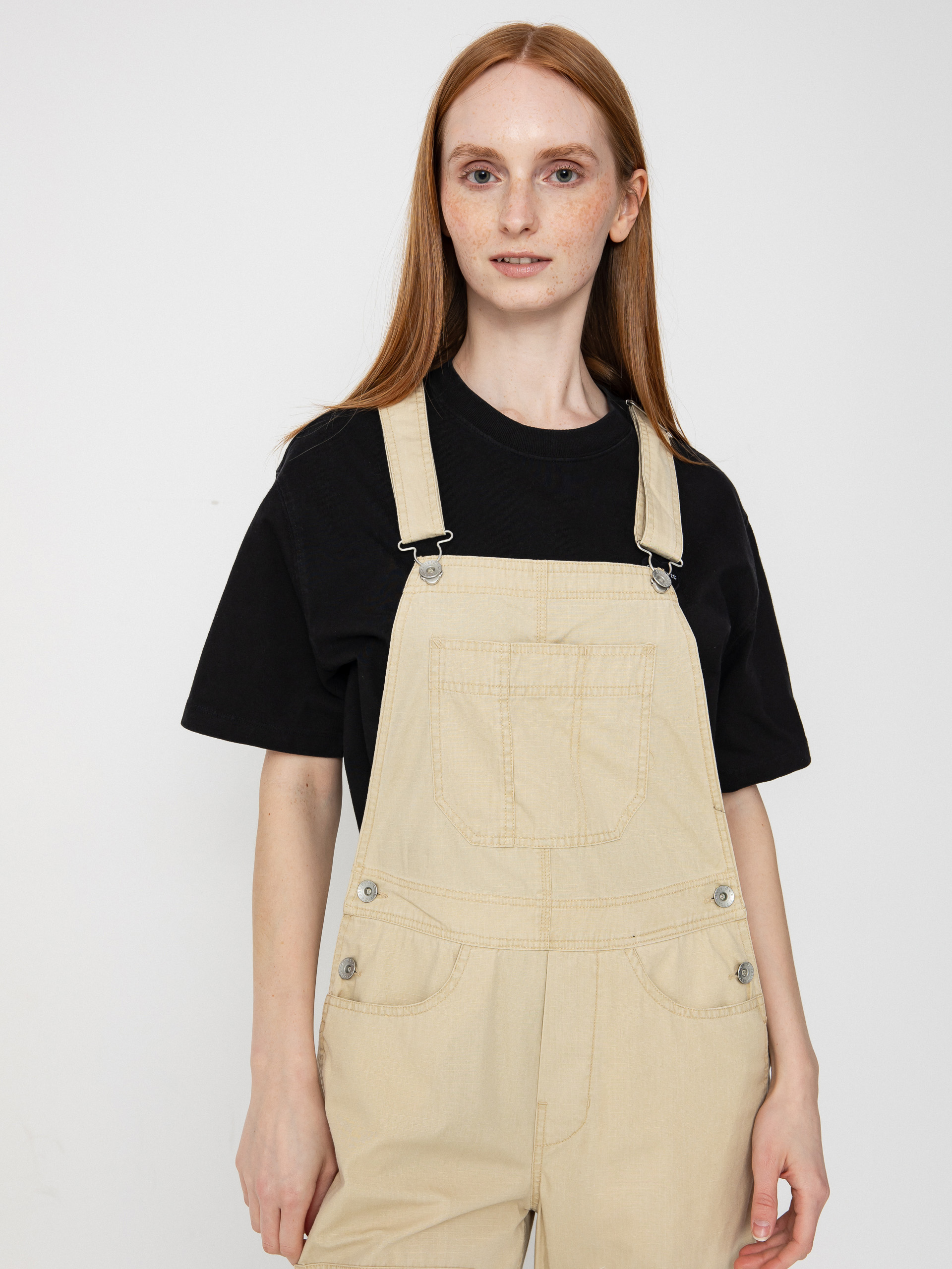 Pantaloni Brixton Utility Overall Wmn (pale khaki)