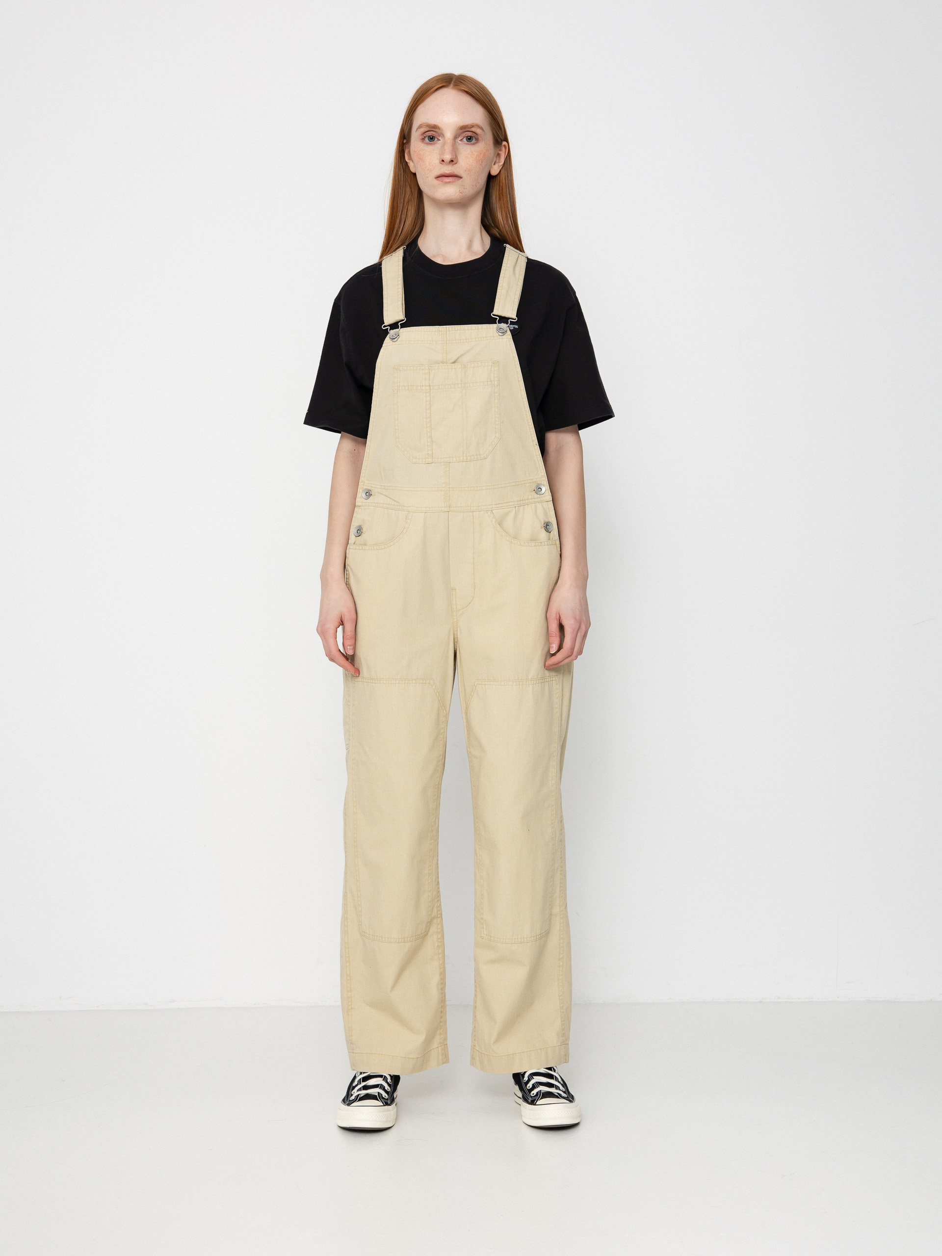 Pantaloni Brixton Utility Overall Wmn (pale khaki)