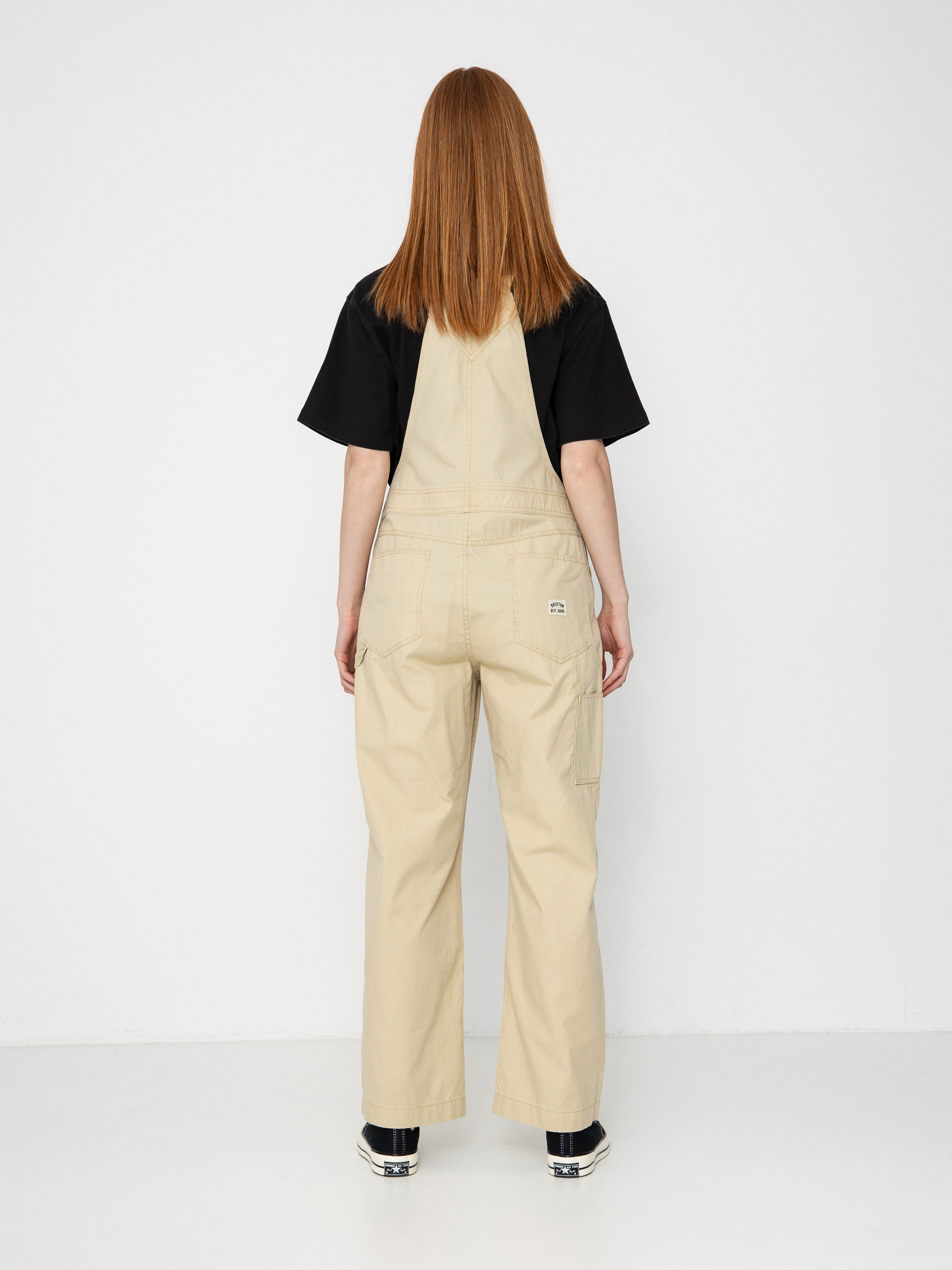 Pantaloni Brixton Utility Overall Wmn (pale khaki)