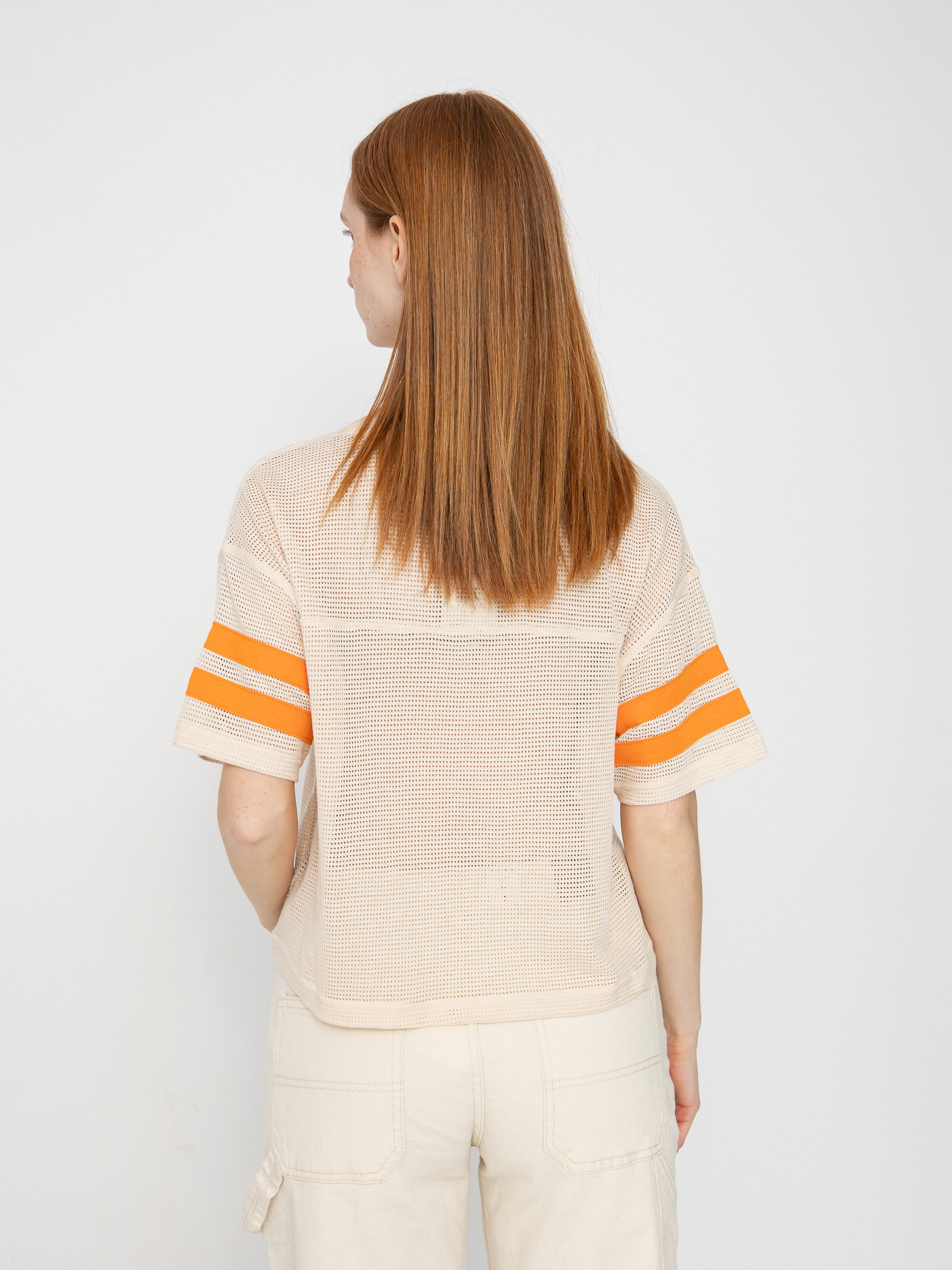 Tricou Brixton Varsity Football Mesh Wmn (whitecap)