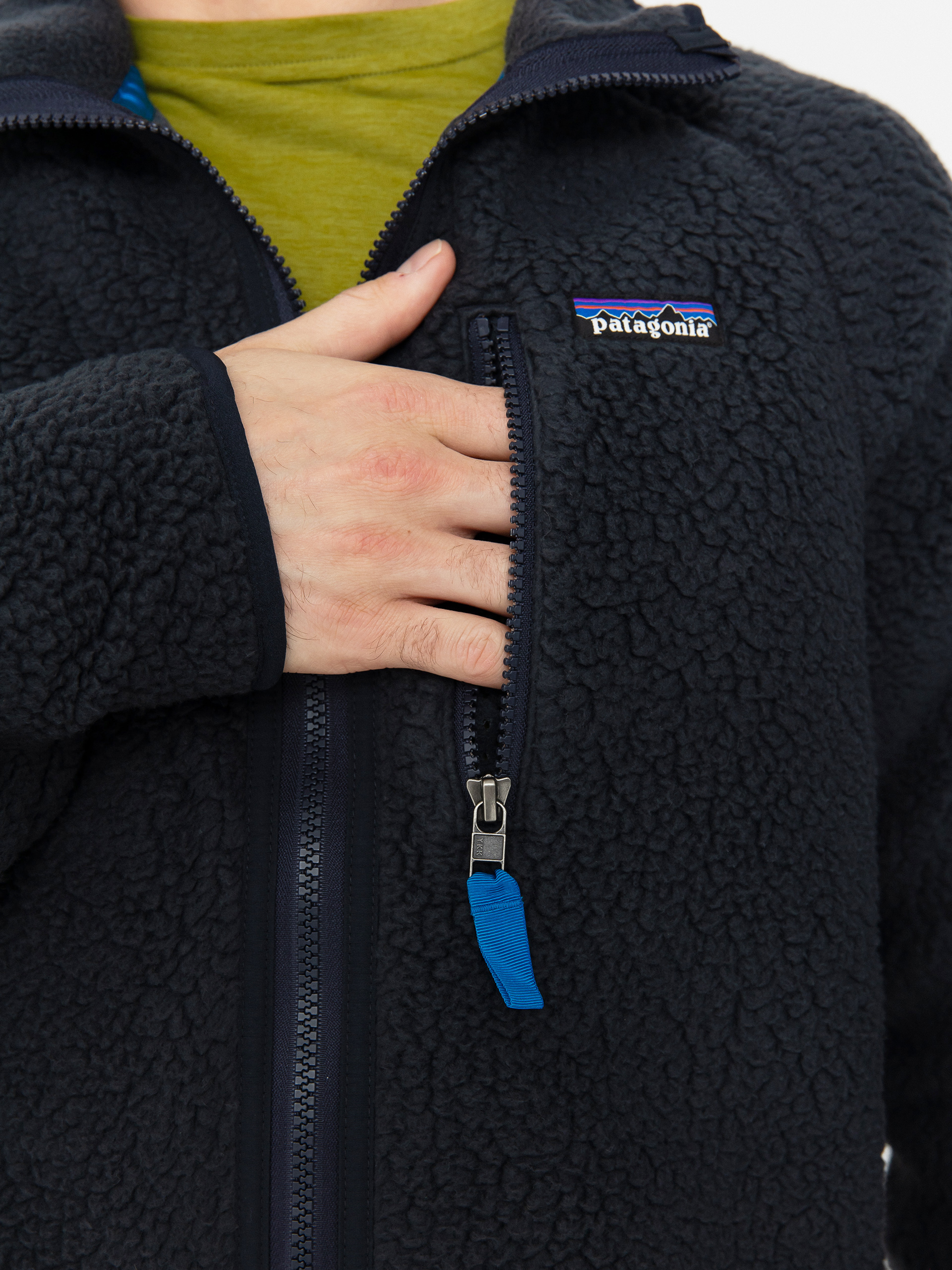 Geacă Patagonia Retro Pile (pitch blue w/endless blue)