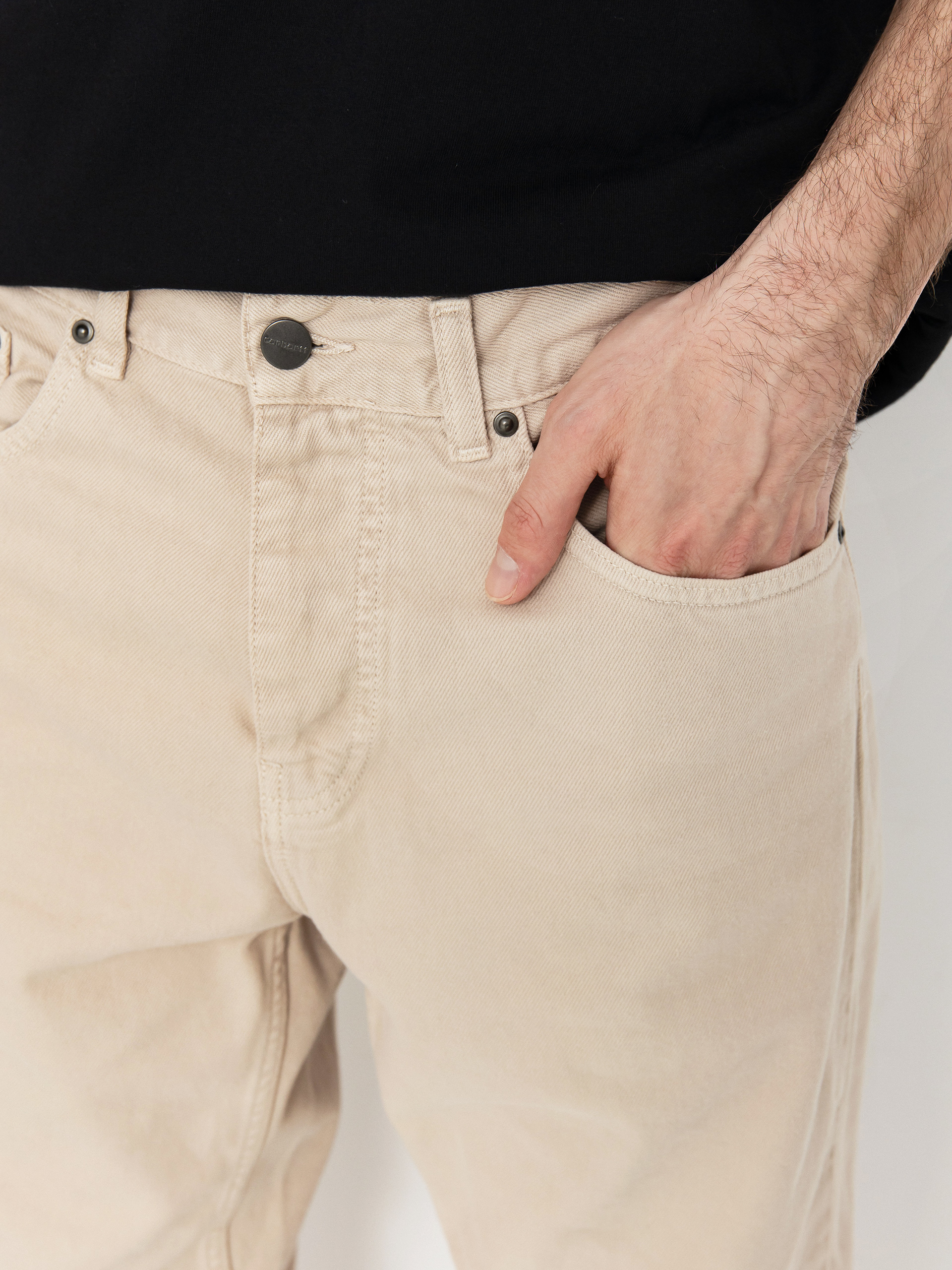 Pantaloni Carhartt WIP Newel (fleur de sel)