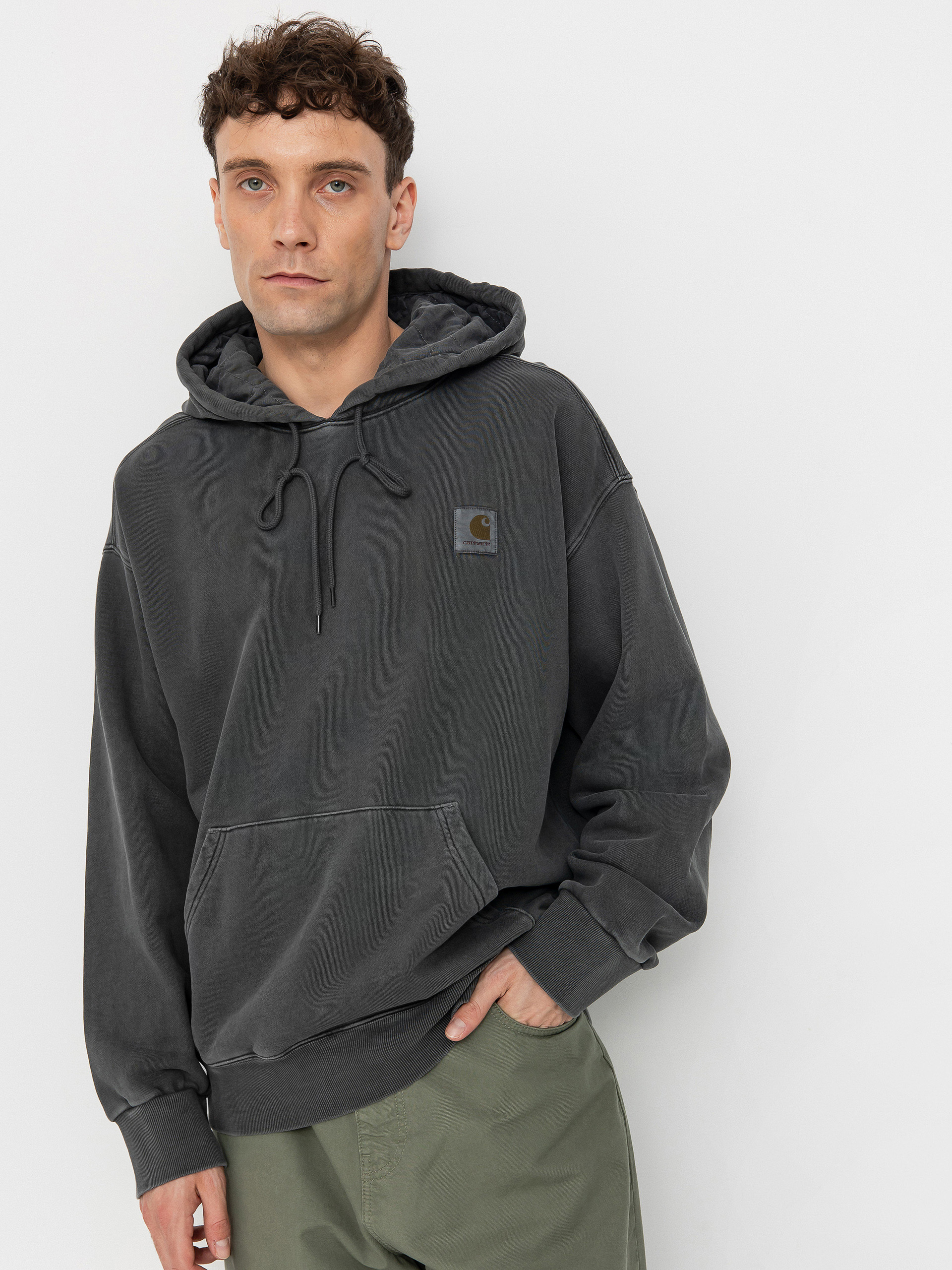 Hanorac cu glugă Carhartt WIP Nelson HD (graphite)