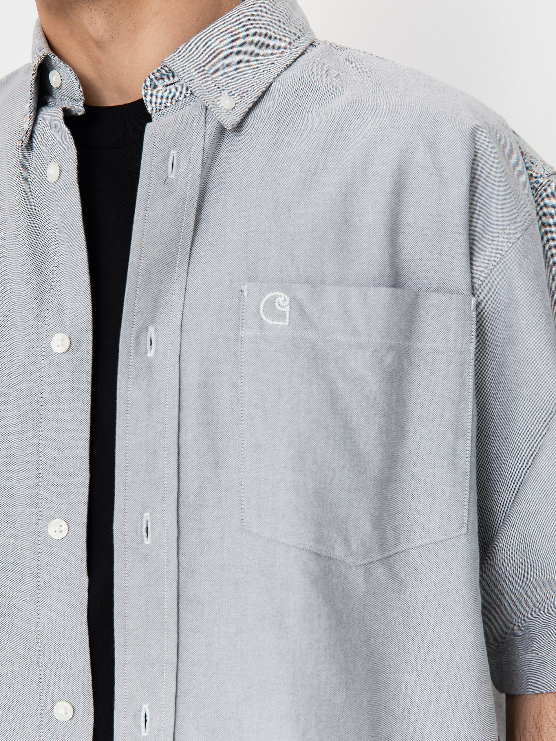 Cămașă Carhartt WIP Braxton (graphite/wax)