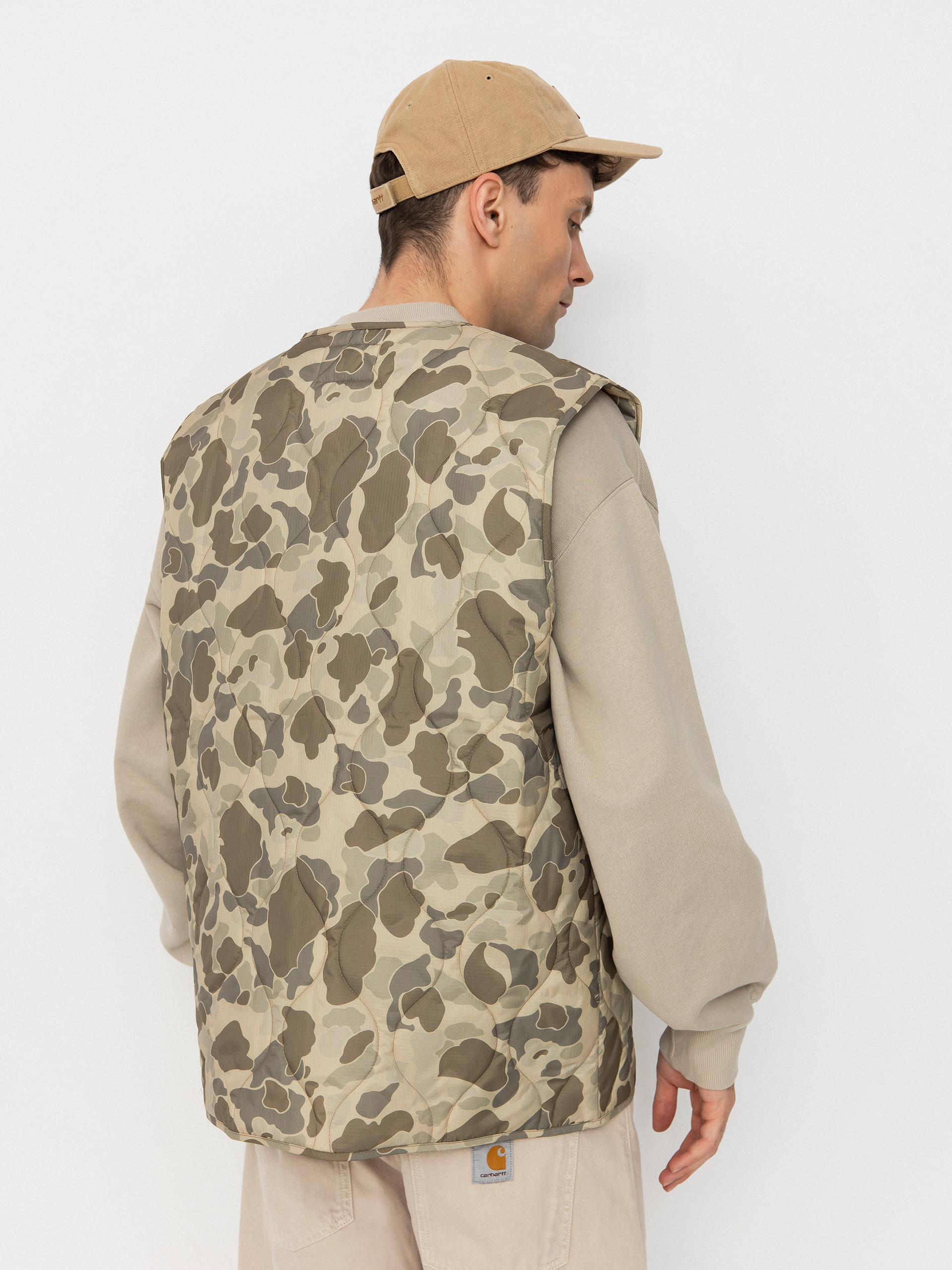 Vestă Carhartt WIP Skyton (camo duck/desert)