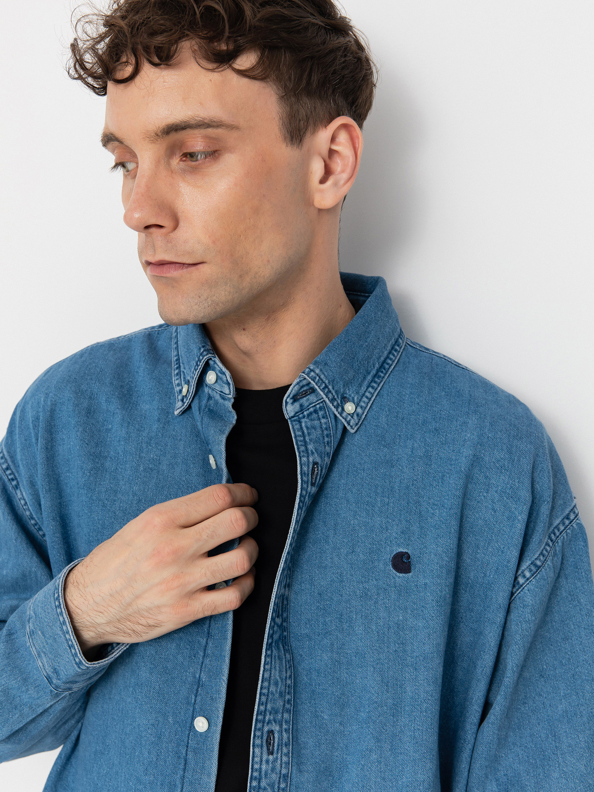 Cămașă Carhartt WIP Lucas (blue)