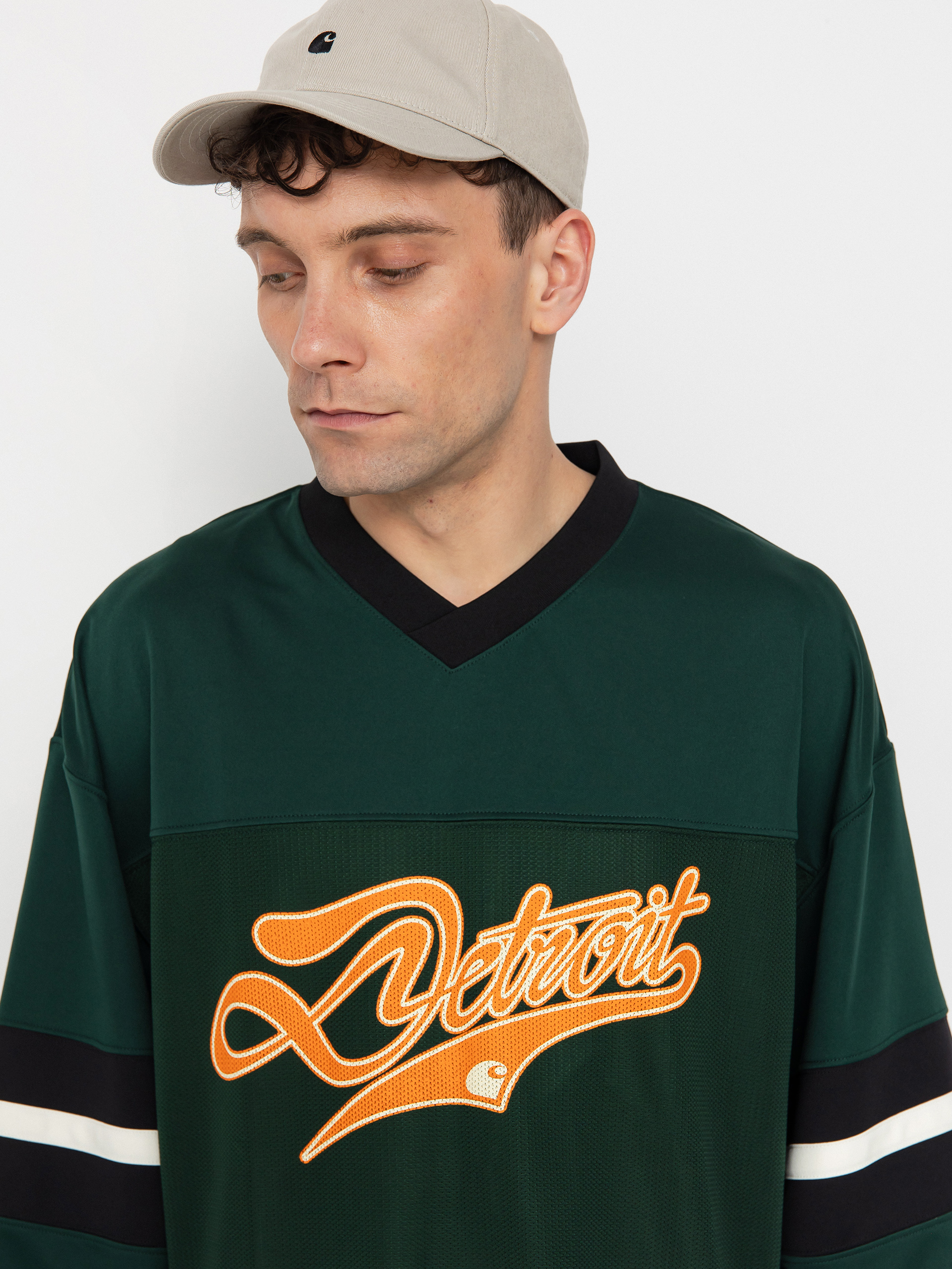 Longsleeve Carhartt WIP Detroit Mesh (conifer/black/wax)