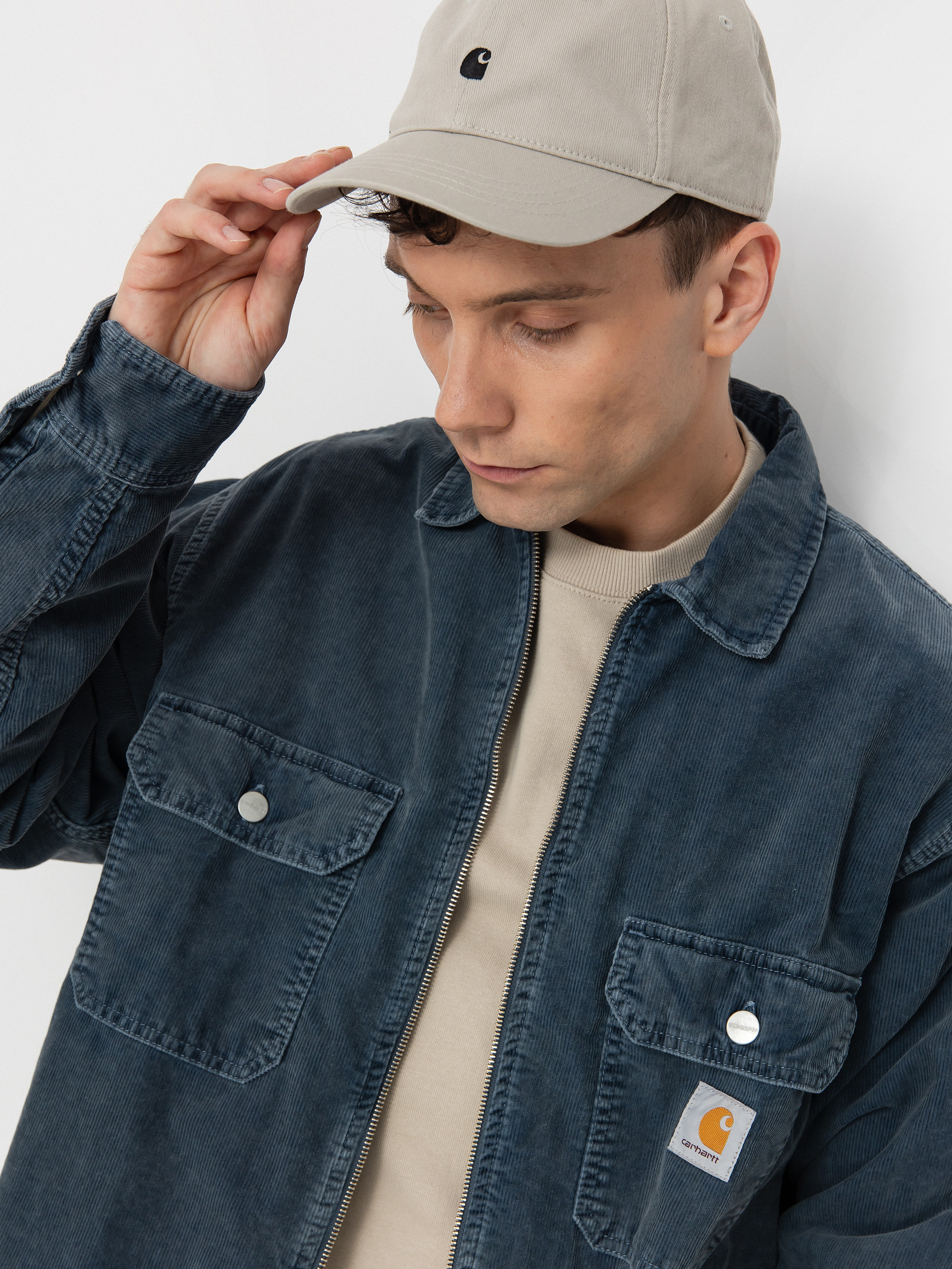 Geacă Carhartt WIP Reynold (dusky blue)