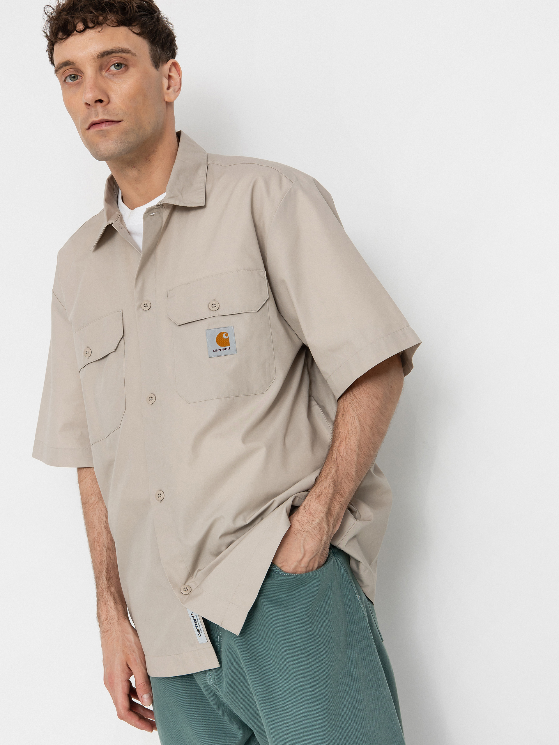 Cămașă Carhartt WIP Craft (dusky beige)