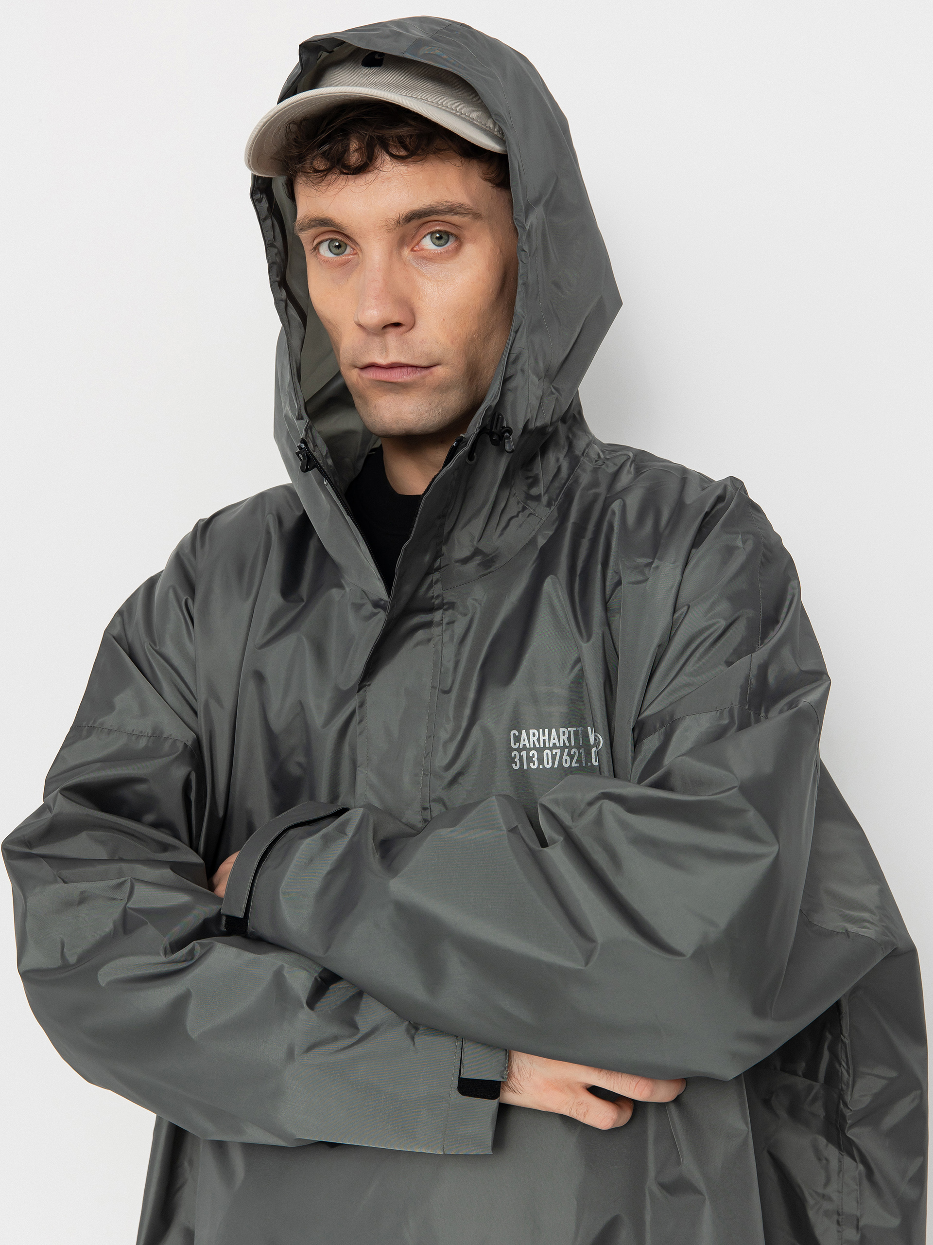 Akcesoria Carhartt WIP Tour Packable Rain Poncho (smoke green/reflective)