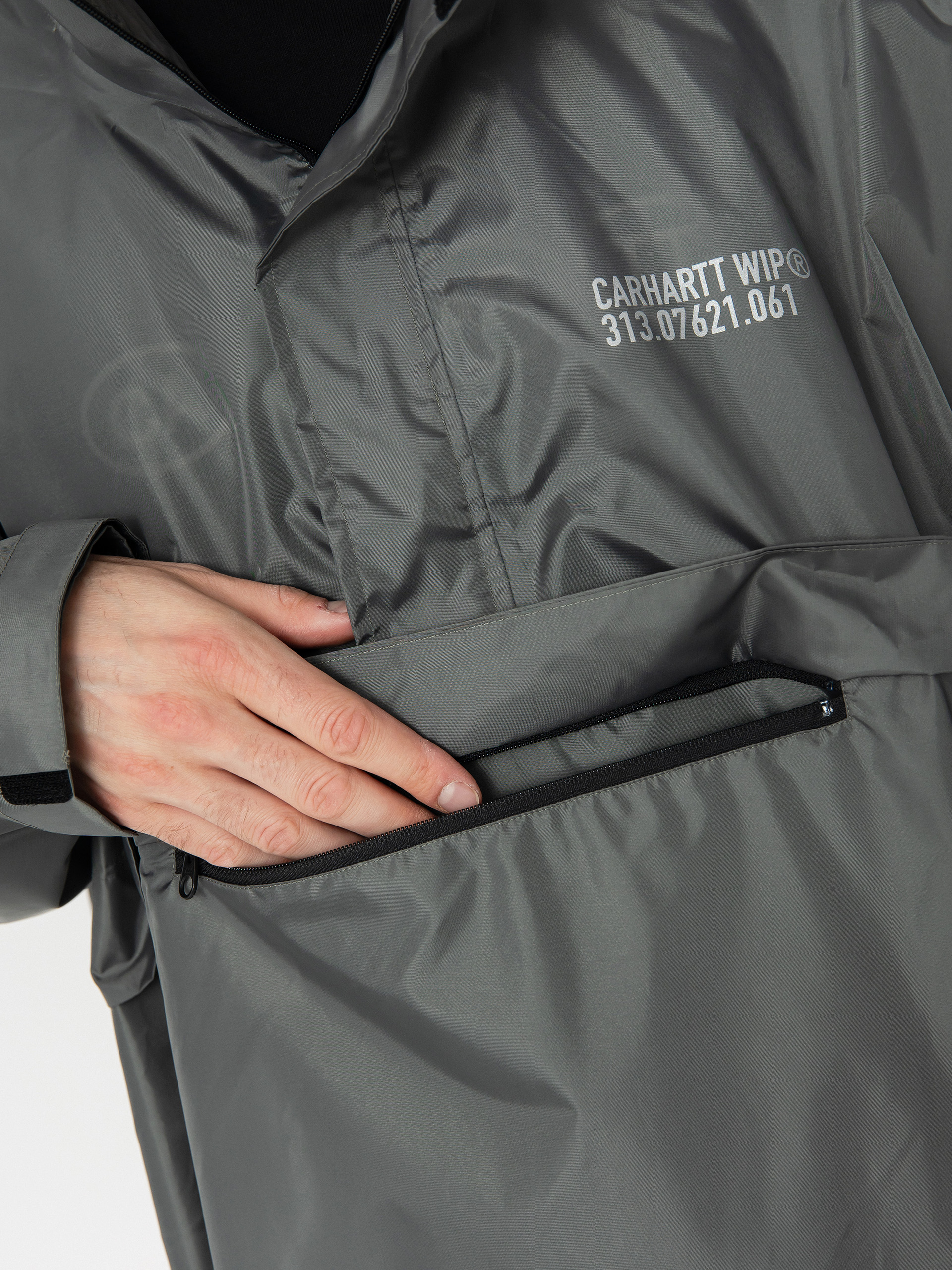 Akcesoria Carhartt WIP Tour Packable Rain Poncho (smoke green/reflective)