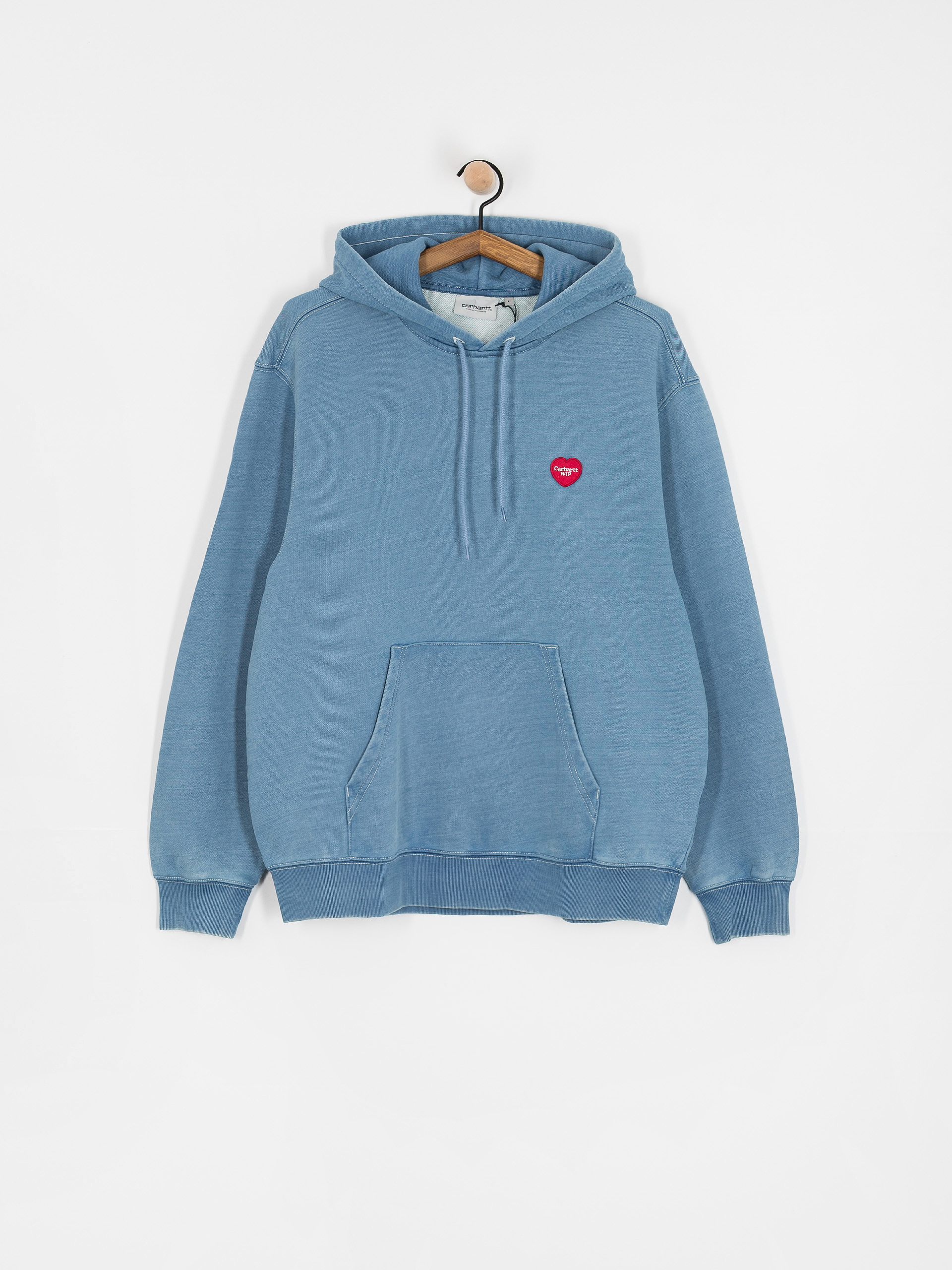 Hanorac cu glugă Carhartt WIP Ingo HD (light blue)